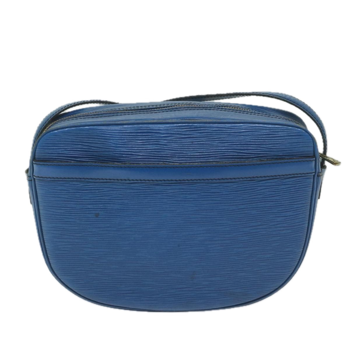 LOUIS VUITTON Epi June Feuille Shoulder Bag Blue M52155 LV 60732