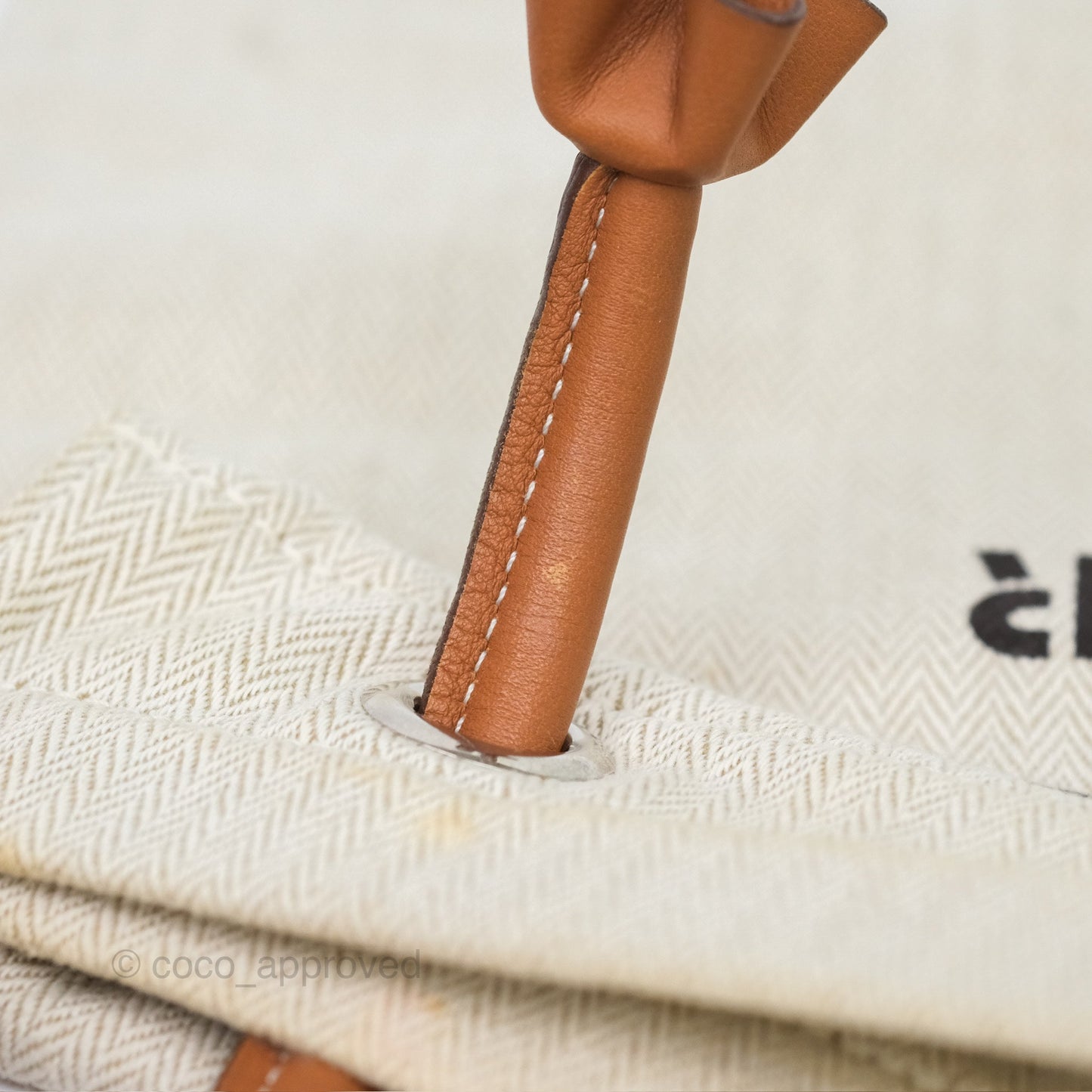 Hermès Aline Canvas Tote Bag