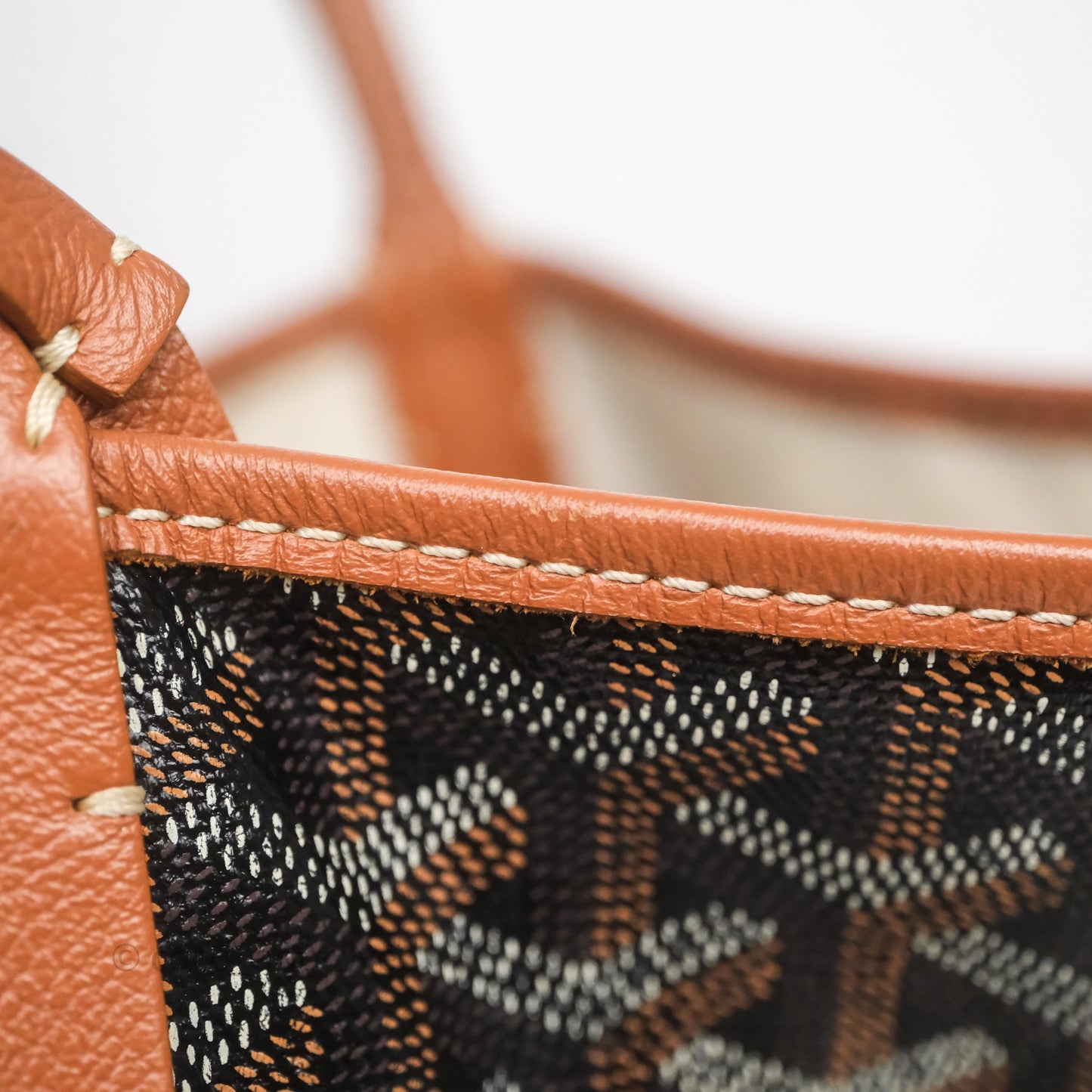 Goyard Saint Louis Tote Bag GM Black/Tan