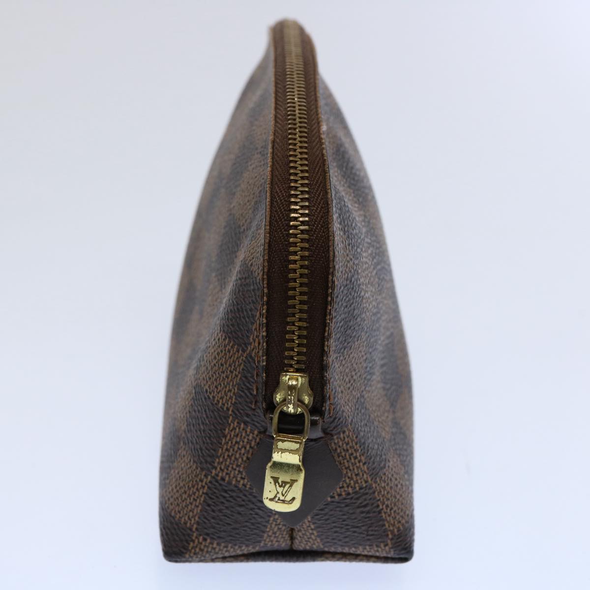 LOUIS VUITTON Damier Ebene Pochette Cosmetic PM Pouch N47516 LV 60837