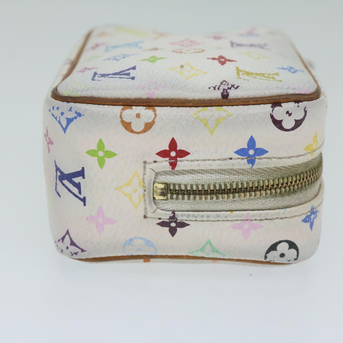 LOUIS VUITTON Monogram Multicolor Trousse Wapity Pouch White M58033 60841