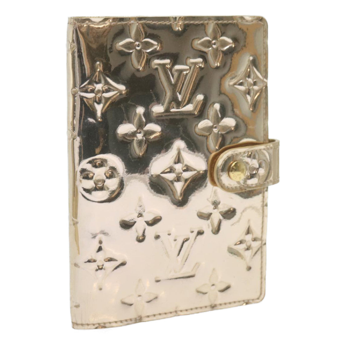 LOUIS VUITTON Miroir Agenda PM Day Planner Cover Gold R20962 LV 60845