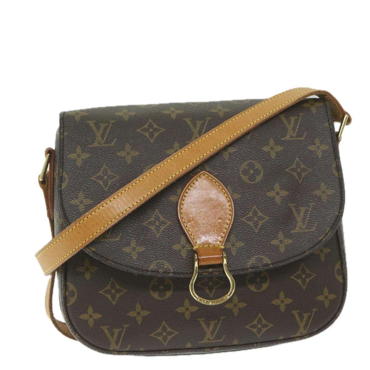 LOUIS VUITTON Monogram Saint Cloud GM Shoulder Bag M51242 LV 60854
