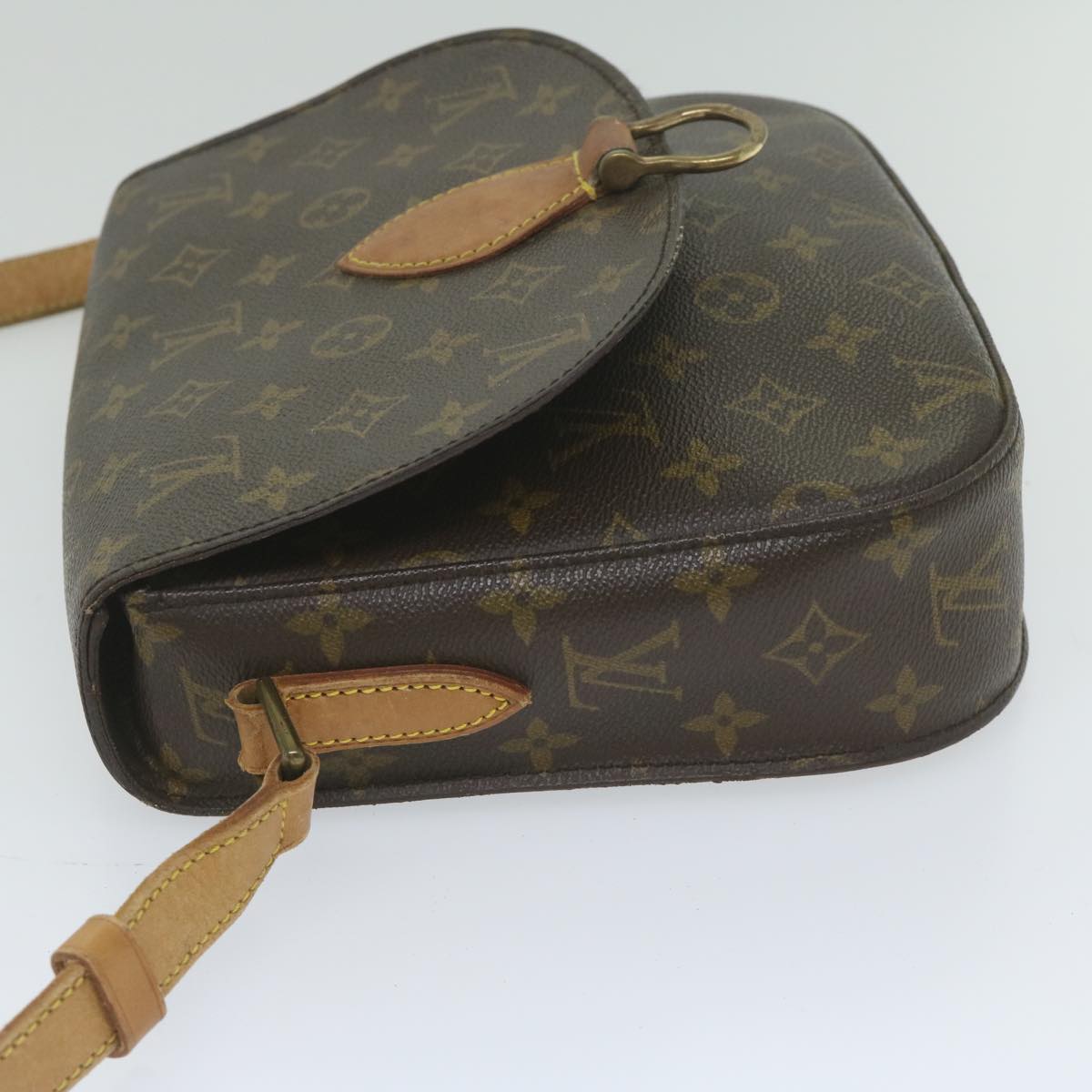 LOUIS VUITTON Monogram Saint Cloud GM Shoulder Bag M51242 LV 60855