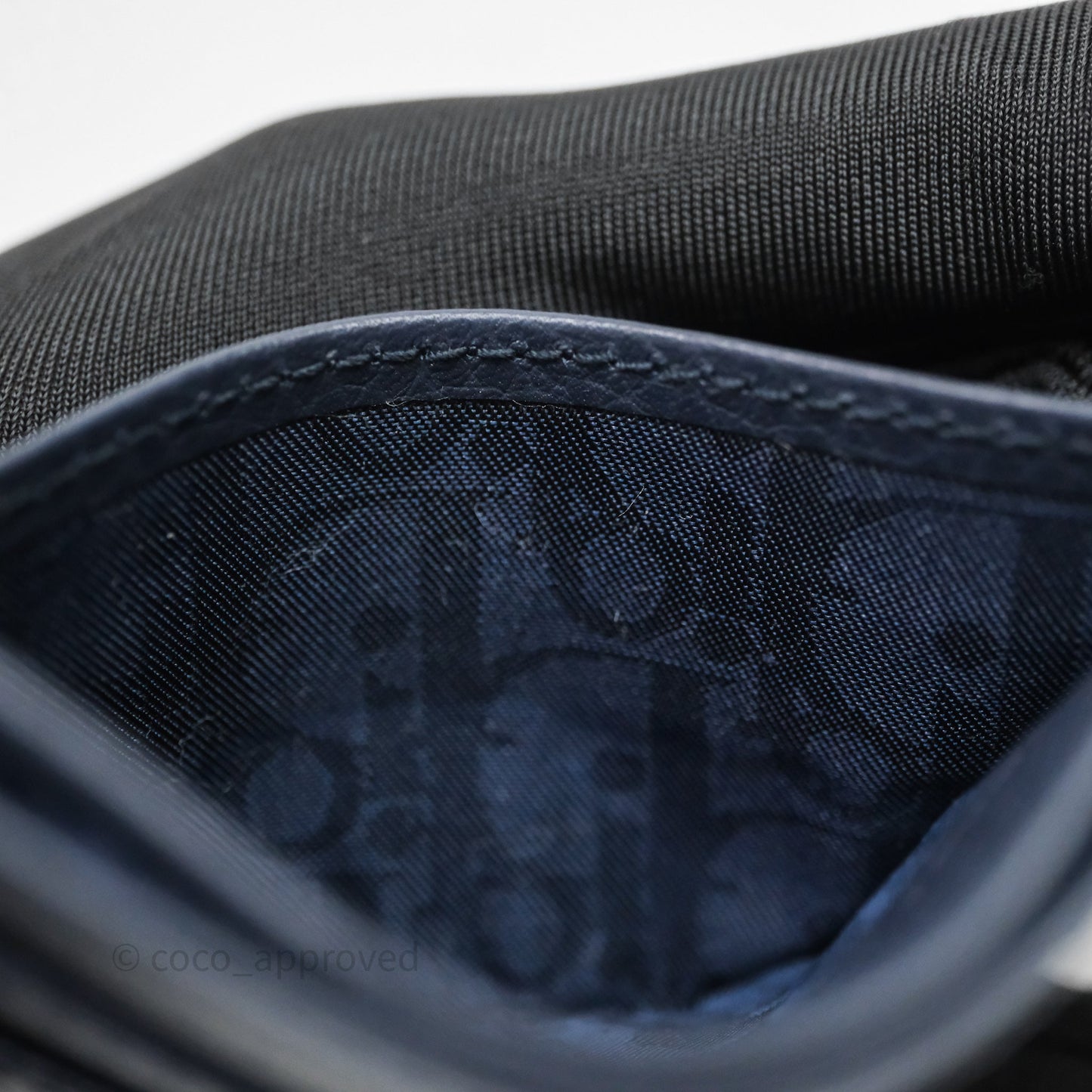Christian Dior x Jordan Wings Card Holder Navy