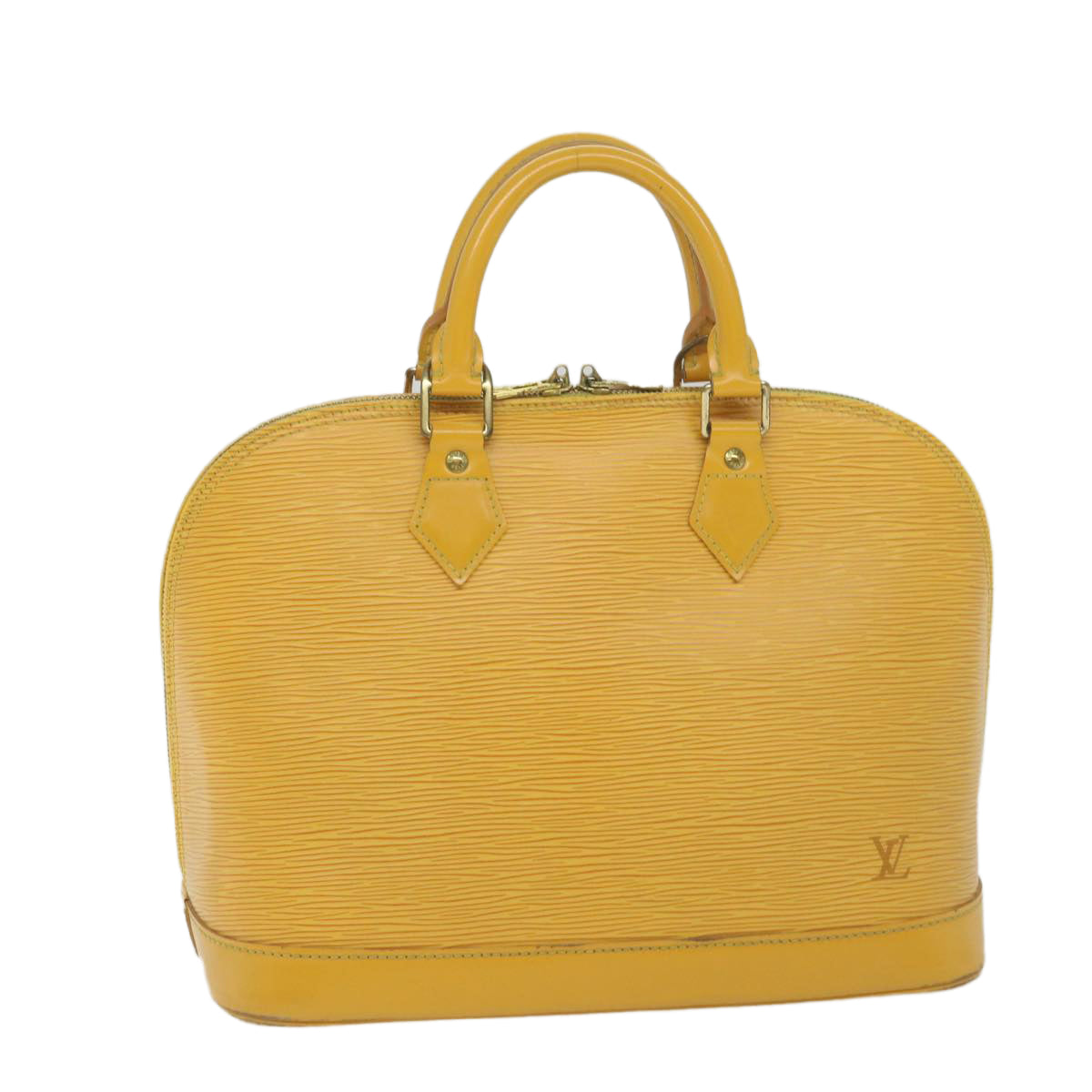 LOUIS VUITTON Epi Alma Hand Bag Tassili Yellow M52149 LV 60892