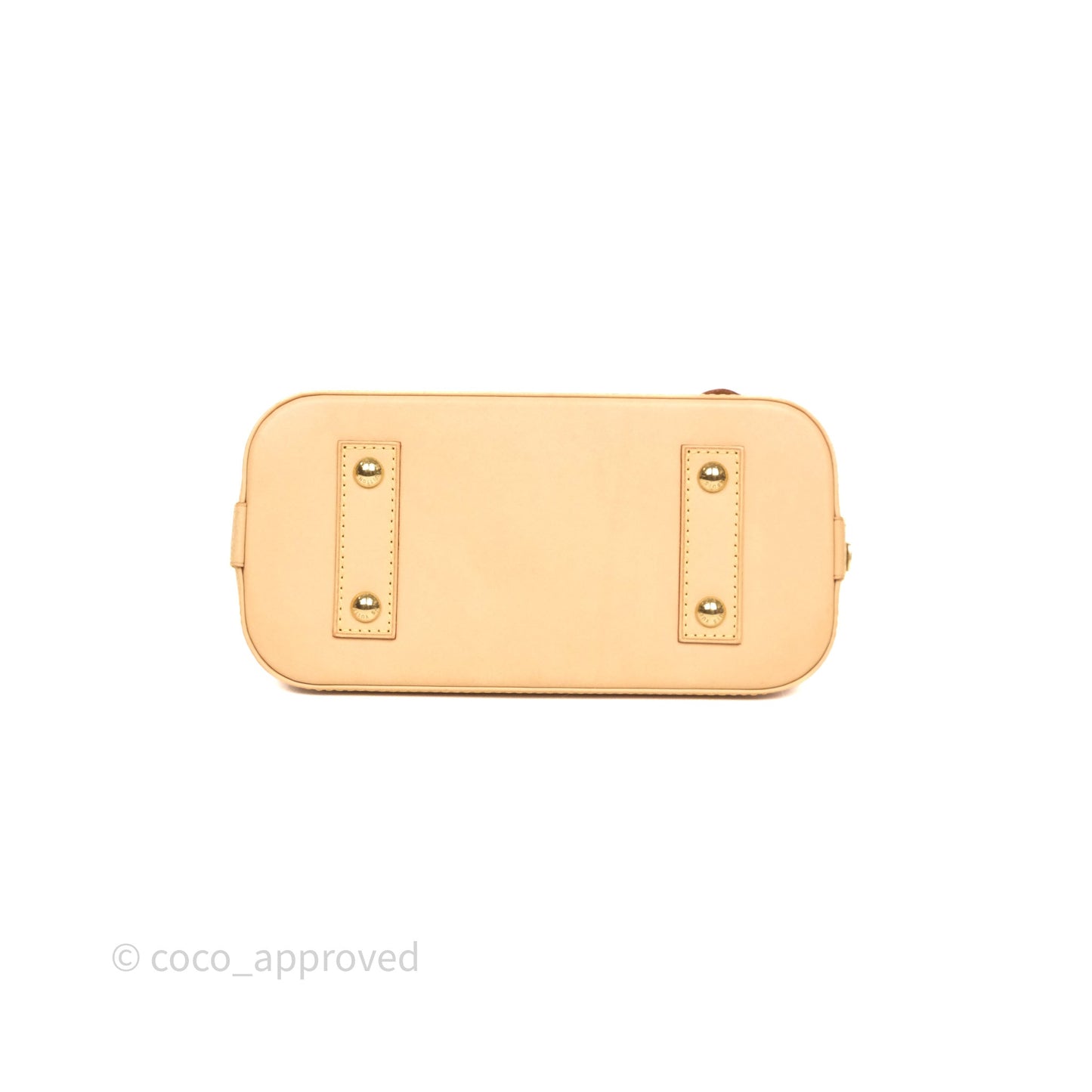 Louis Vuitton Monogram Alma BB Bag Gold Hardware