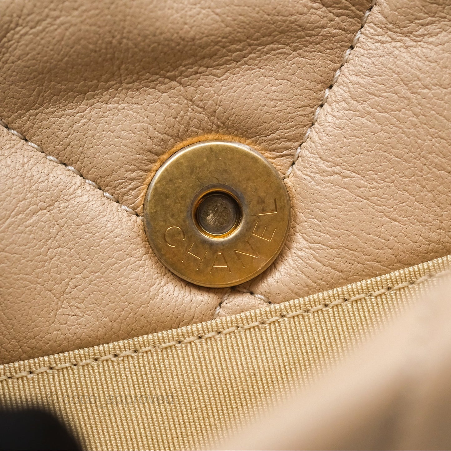 Chanel 19 Small Beige Mixed Hardware