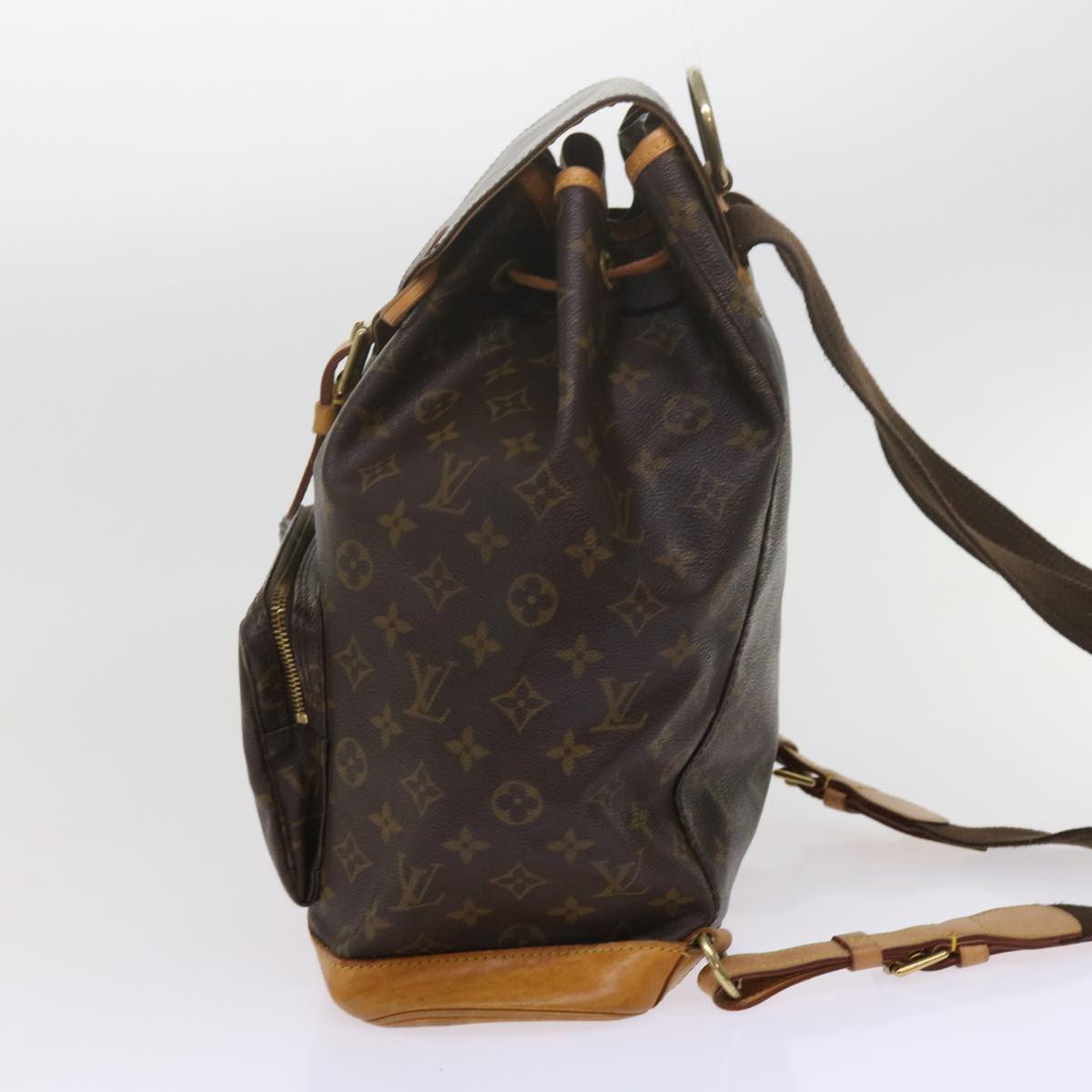 LOUIS VUITTON Monogram Montsouris GM Backpack M51135 LV 60900
