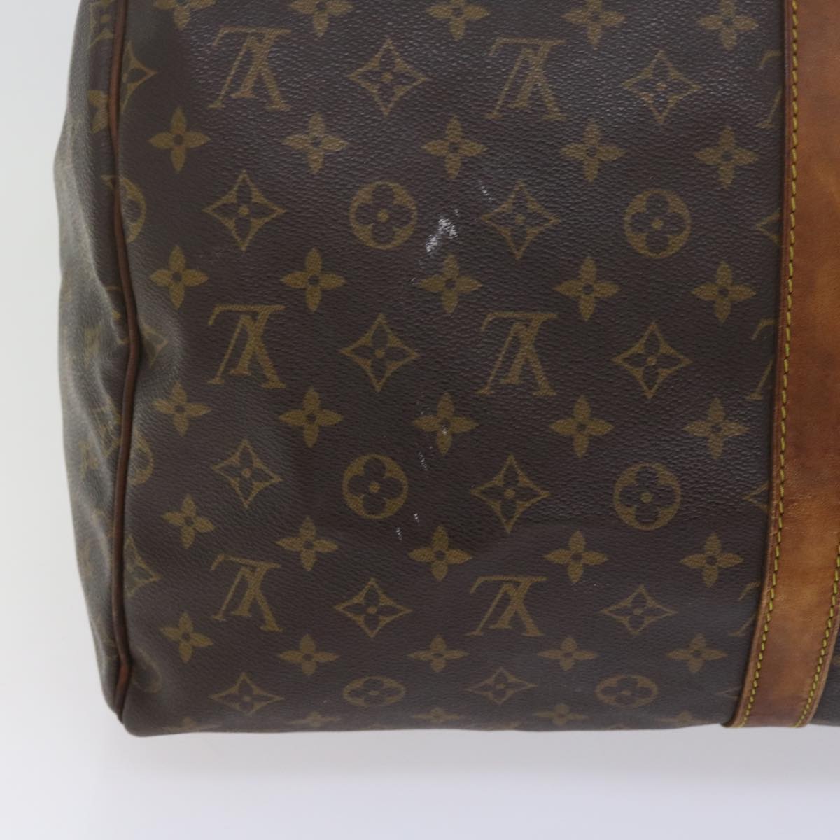 LOUIS VUITTON Monogram Keepall 55 Boston Bag M41424 LV 60912