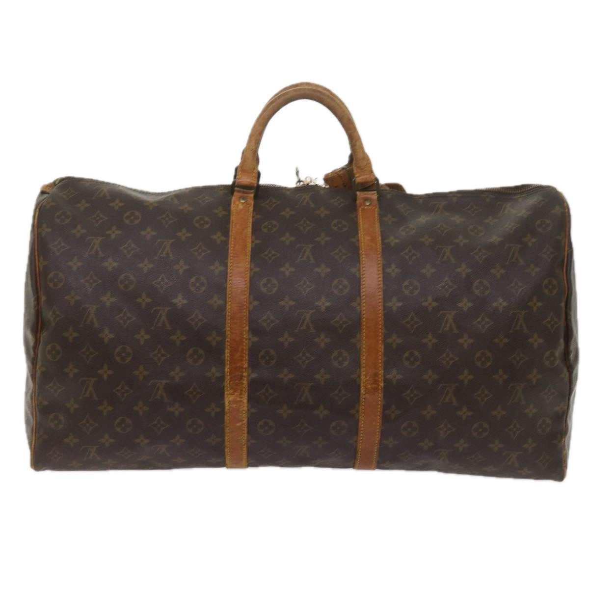LOUIS VUITTON Monogram Keepall 60 Boston Bag M41422 LV 60913