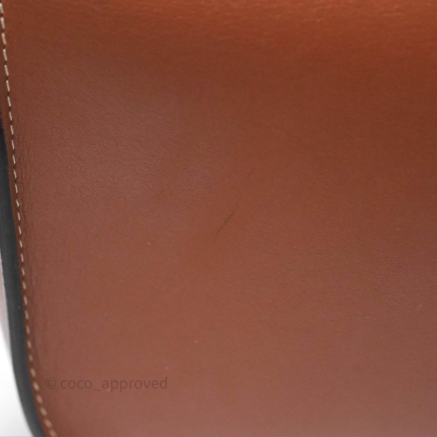 Celine Folco Cuir Triomphe in Smooth Calfskin Tan