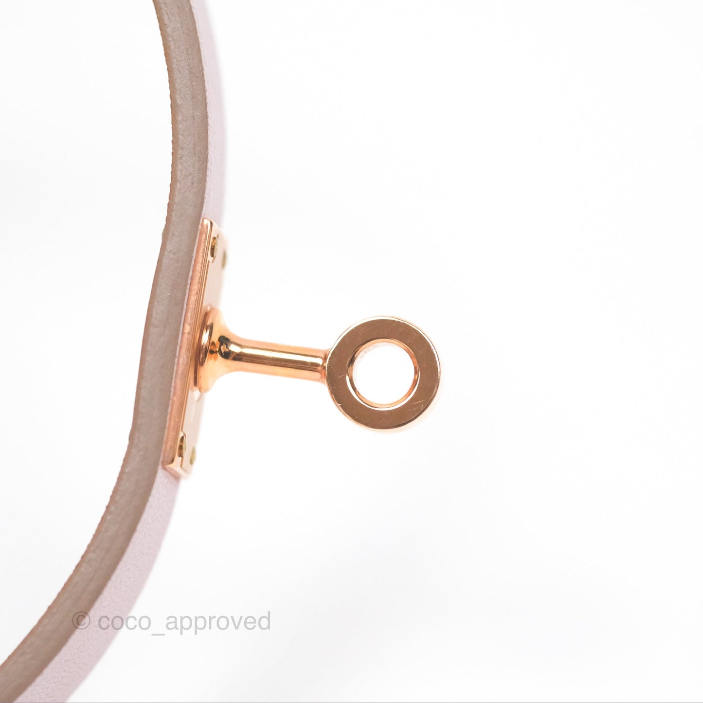 Hermès Kelly Double Tour Bracelet Rose Swift Gold Hardware