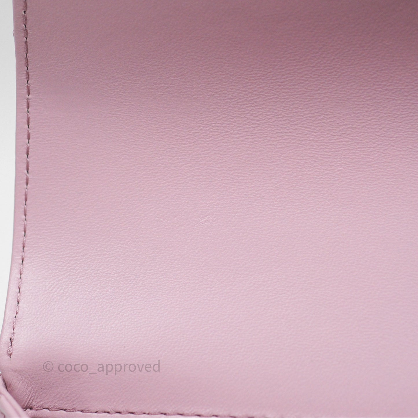 Chanel Logo Top Handle Mini Rectangular Flap Bag Pink Lambskin Gold Hardware
