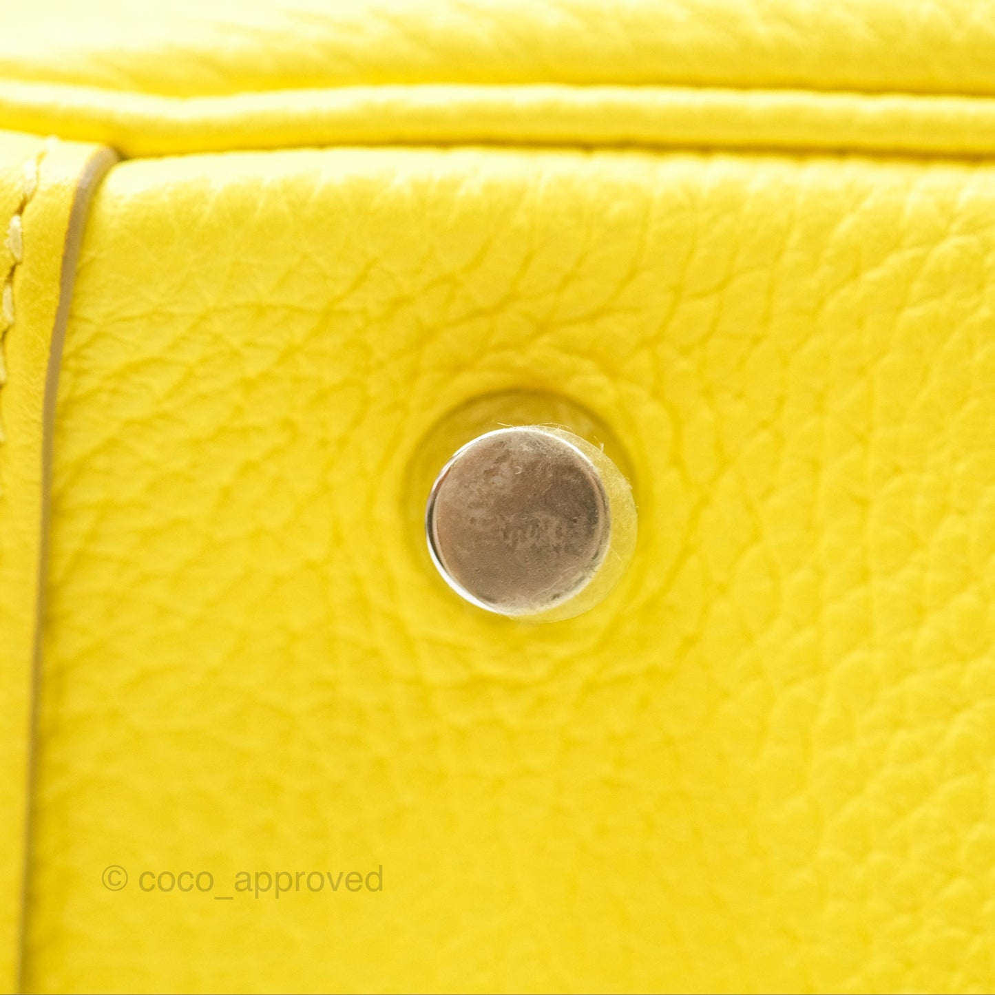 Hermès Lindy 30 Celemence Lime 9R Palladium Hardware