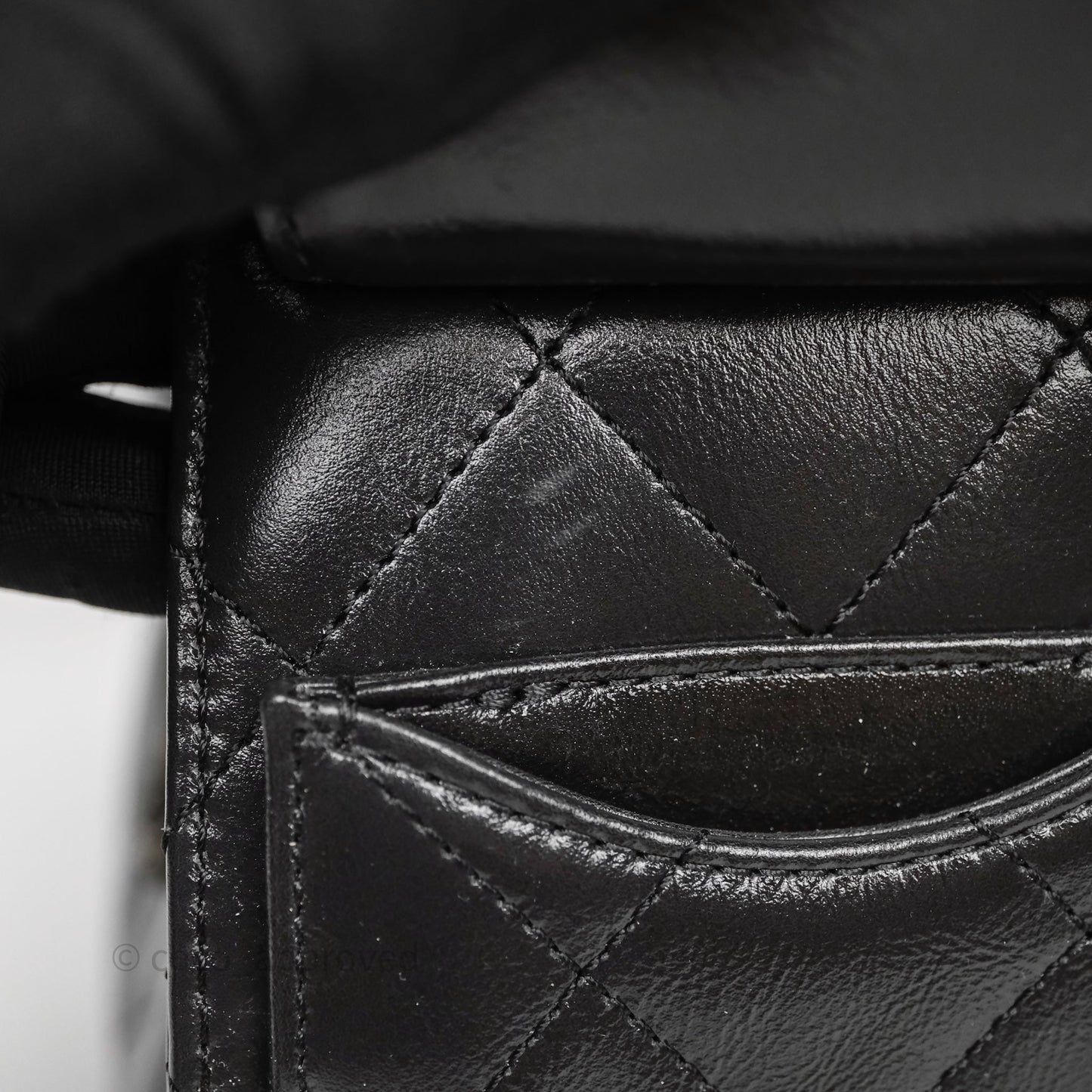 Chanel Mini 25 Black Bag Calfskin Mixed Hardware