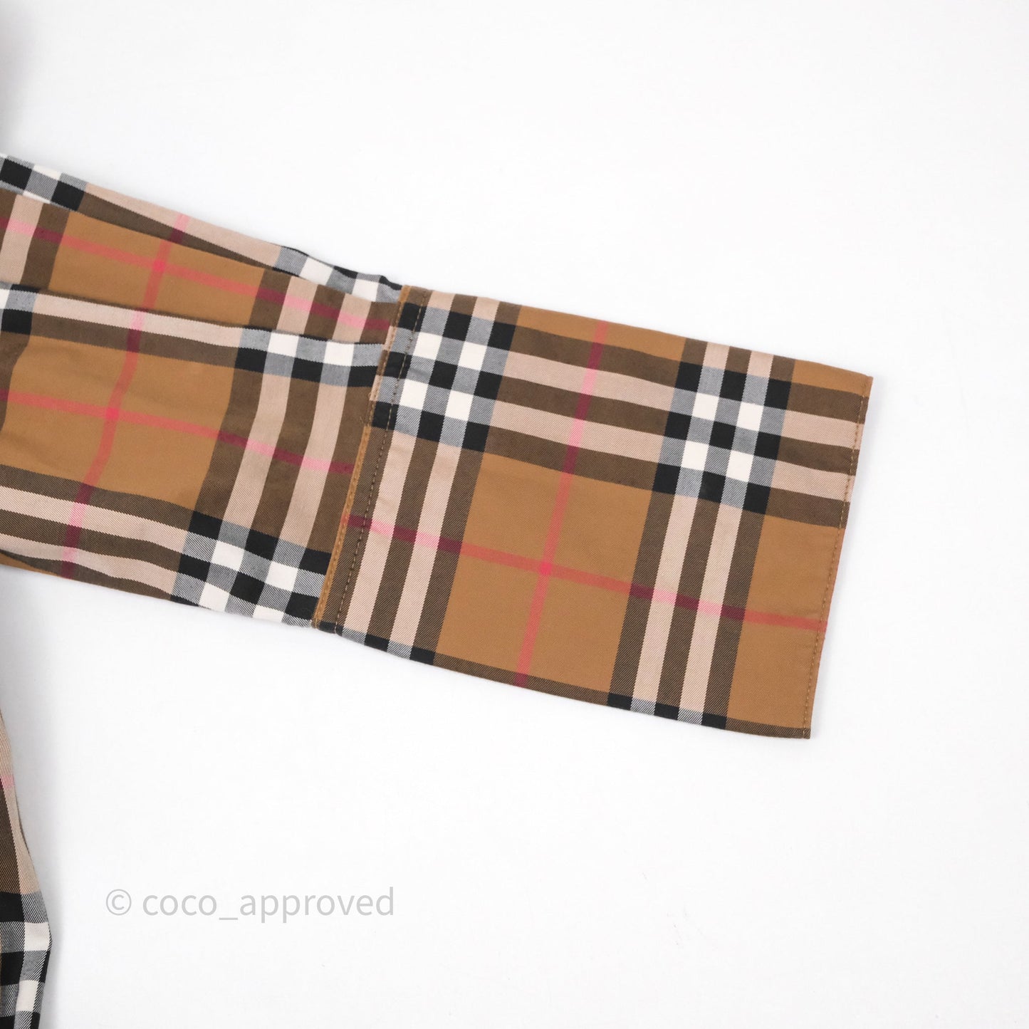 Burberry Check Shirt Dress Brown Size 38