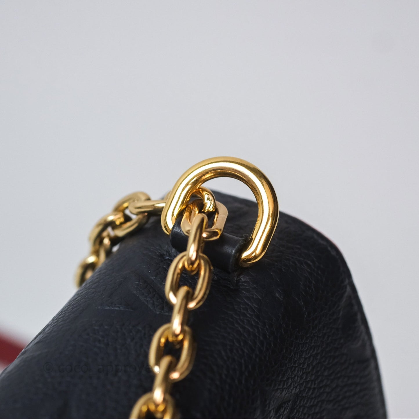 Louis Vuitton Empreinte Saint Sulpice PM Marine Rouge Gold Hardware
