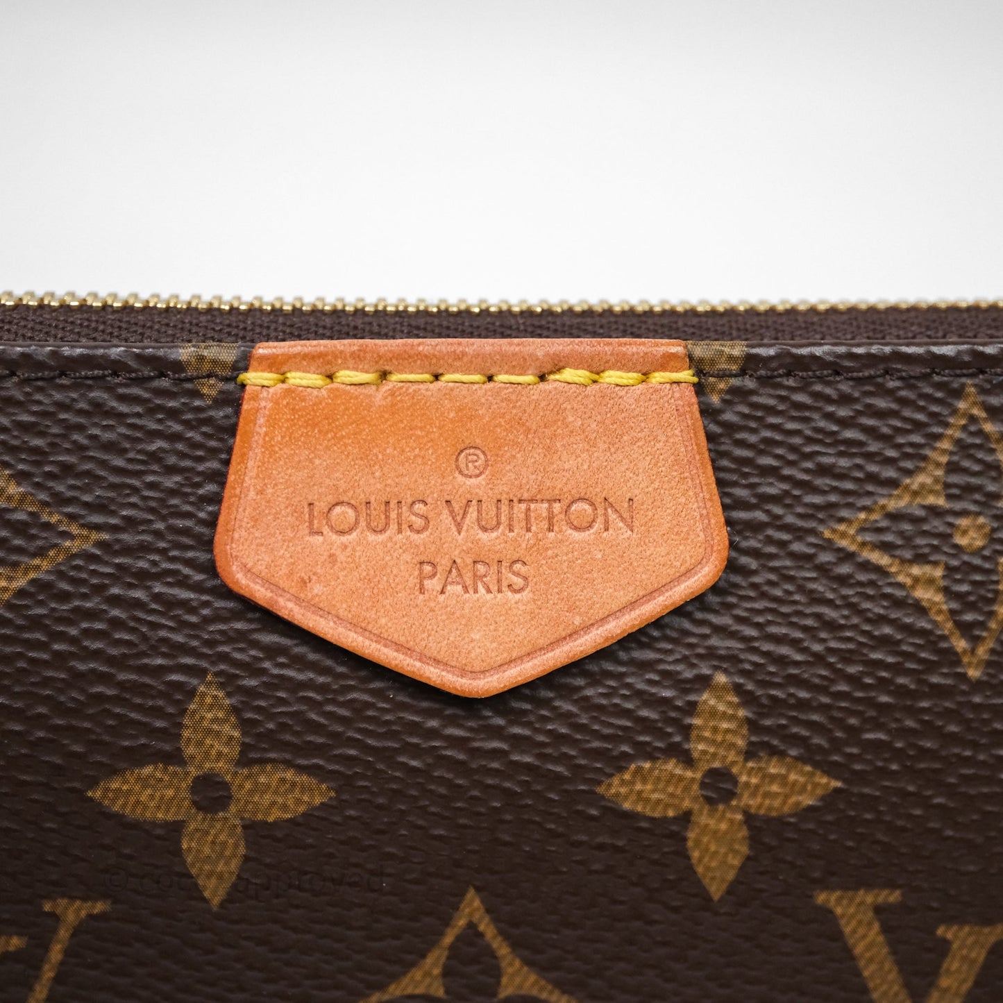 Louis Vuitton Multi Pochette Accessories Khaki Monogram Canvas