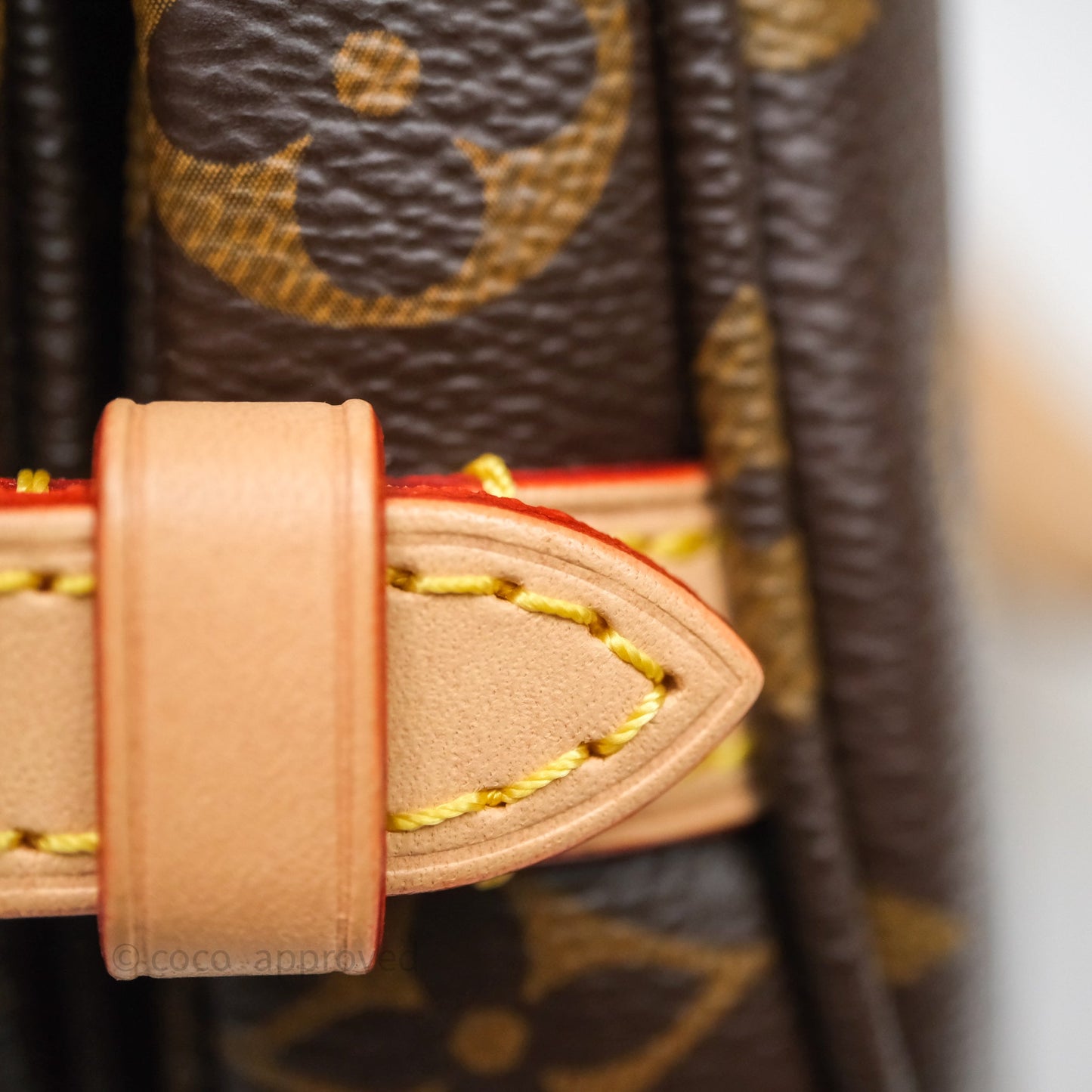 Louis Vuitton Saumur BB Monogram Bag Gold Hardware