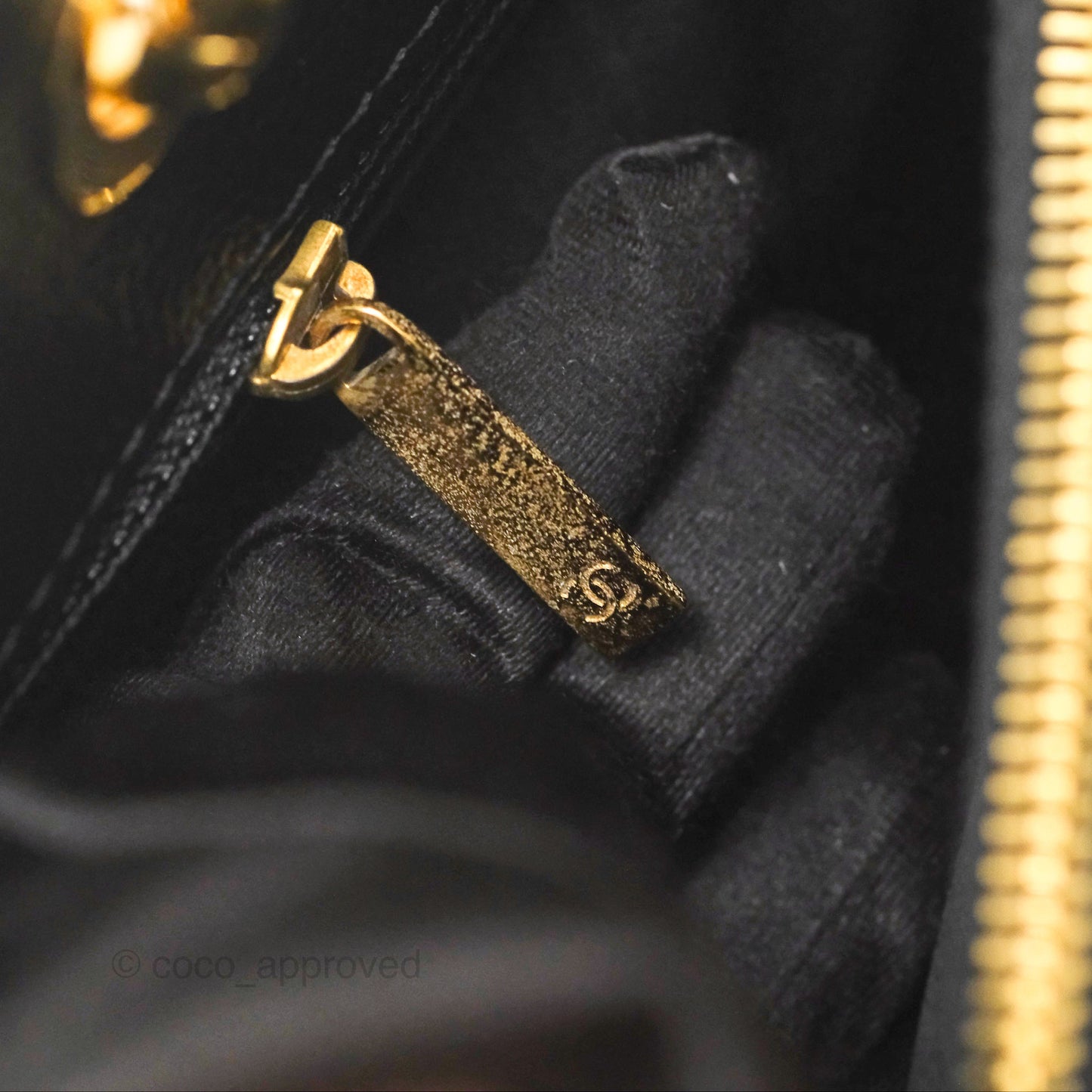 Chanel GST Black Caviar Gold Hardware
