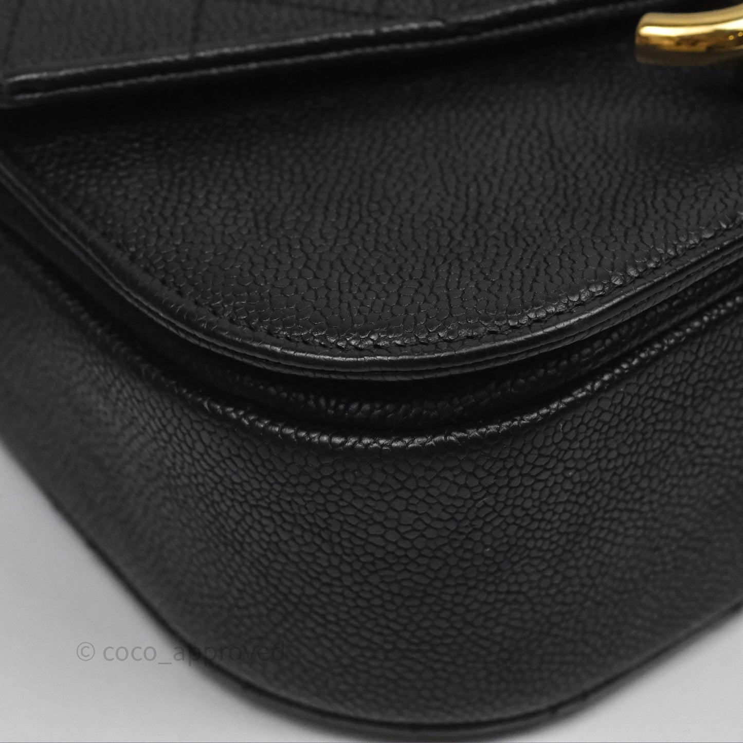 Chanel Small CC Cuba Flap Bag Black Caviar Gold Hardware