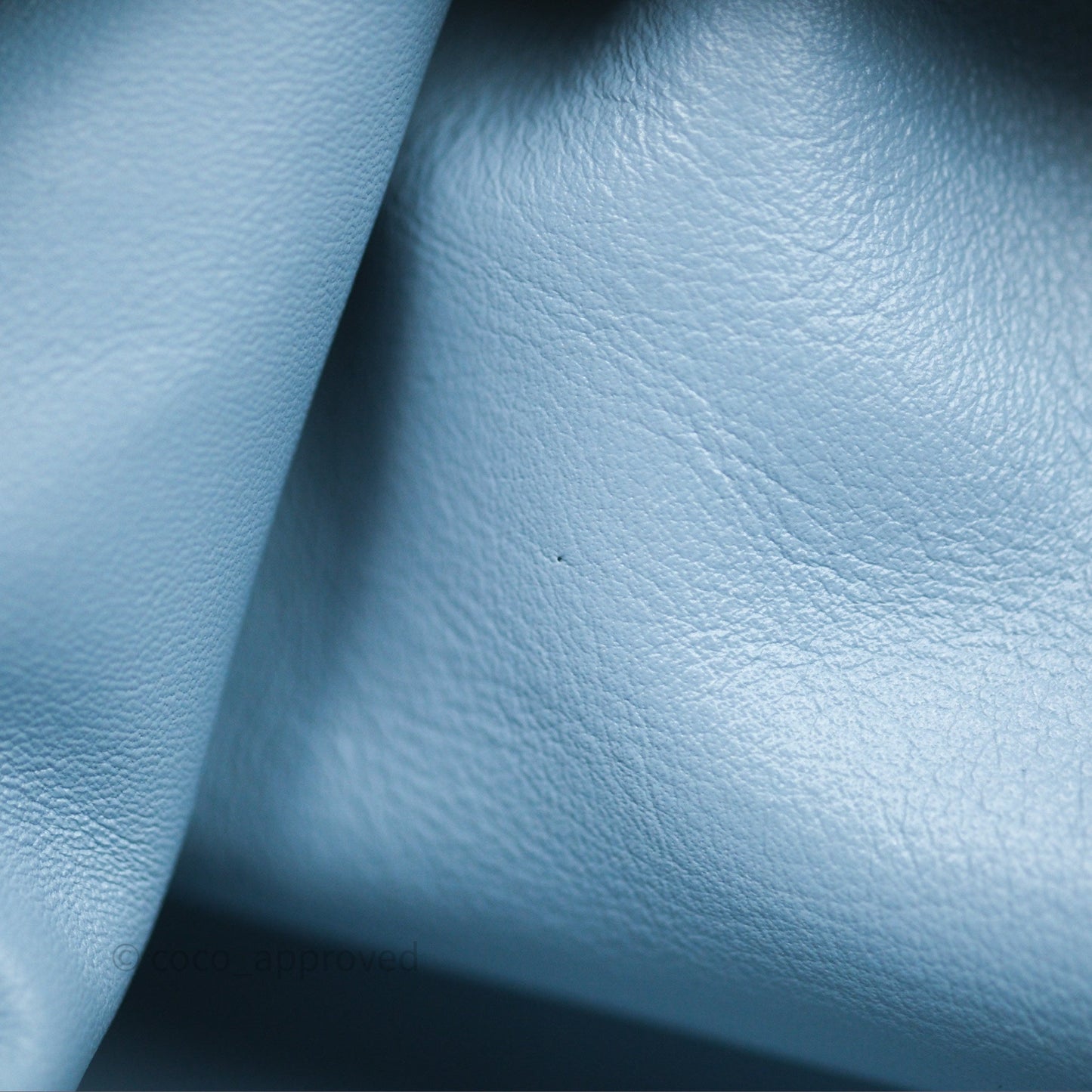 Bottega Veneta The Mini Pouch Ice Blue Calfskin