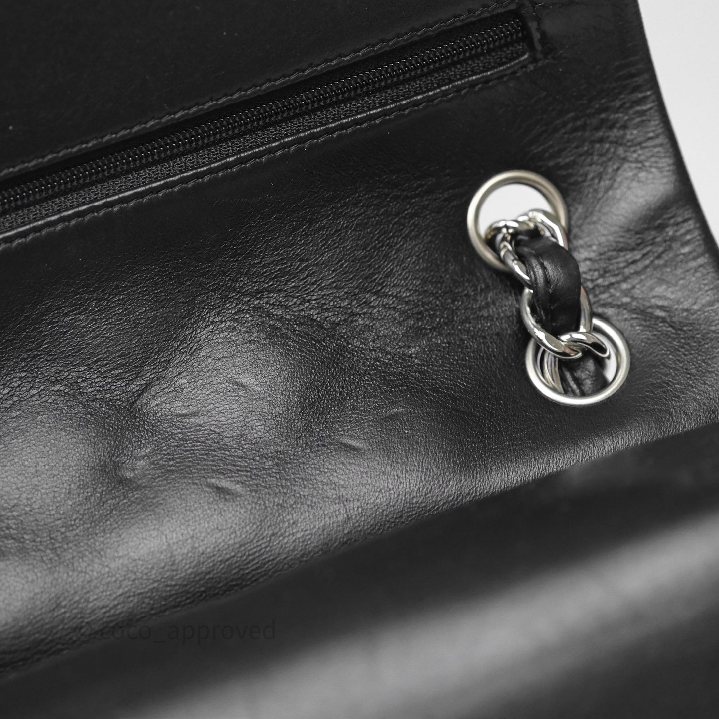 Chanel Jumbo Double Flap Black Lambskin Silver Hardware⁣⁣