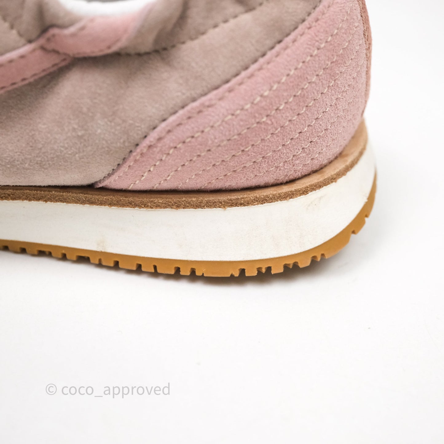 Hermès Jet Sneaker Rose Cancan /Rose Aquarelle Size 38