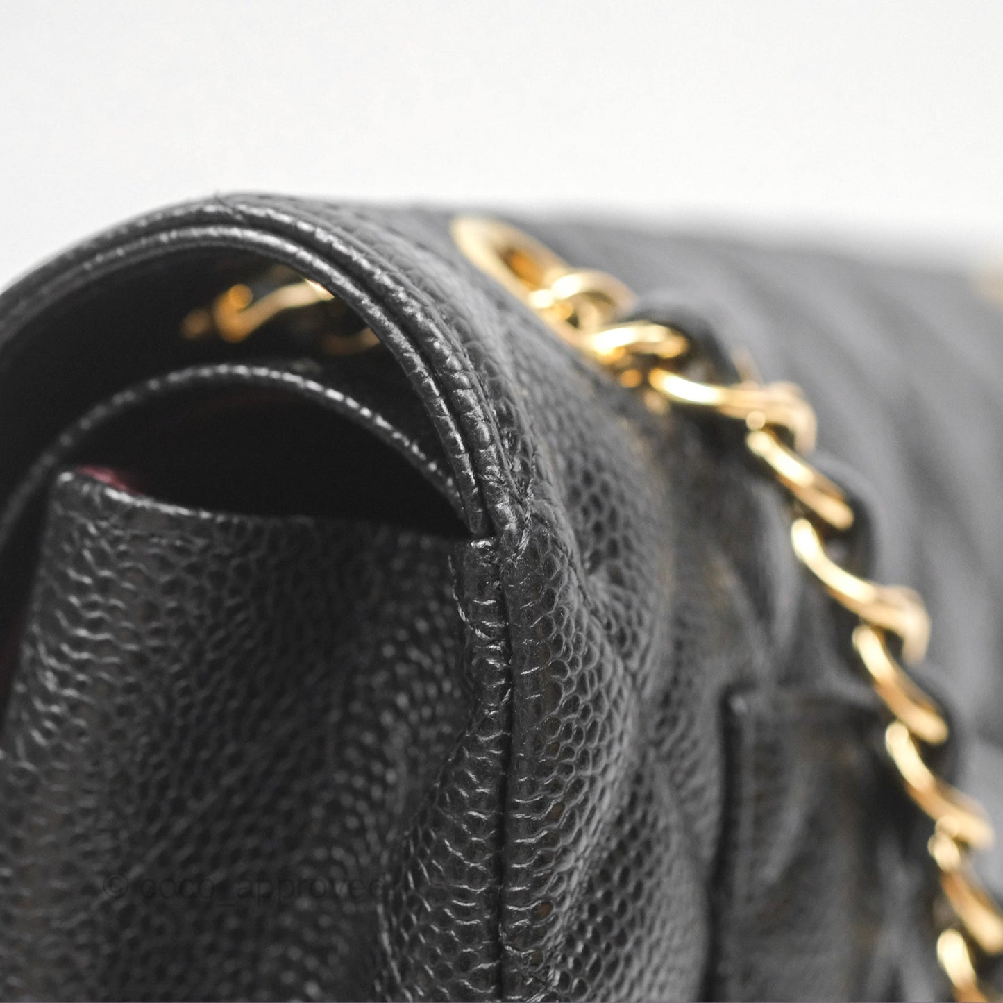 Chanel Small Classic Flap Quilted Black Caviar Gold Hardware