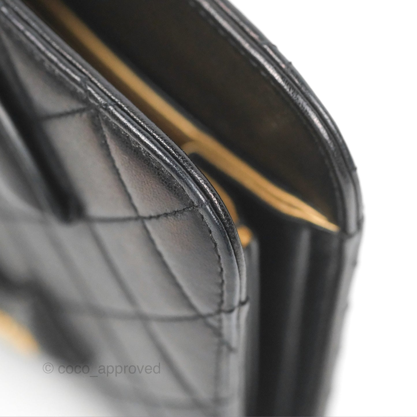 Chanel Coco Midnight Clutch Black Lambskin Gold Hardware