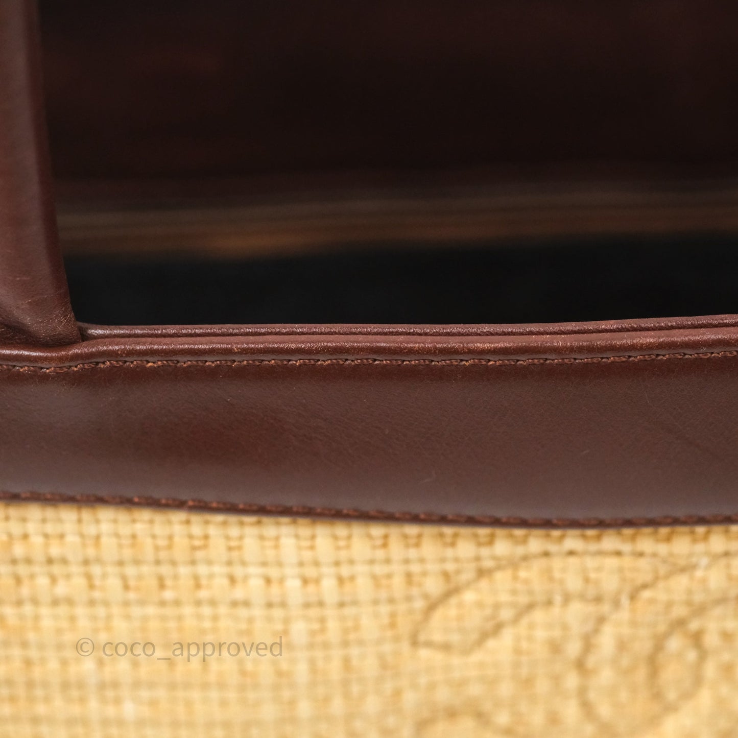 Chanel Vintage Rattan Tote Bag