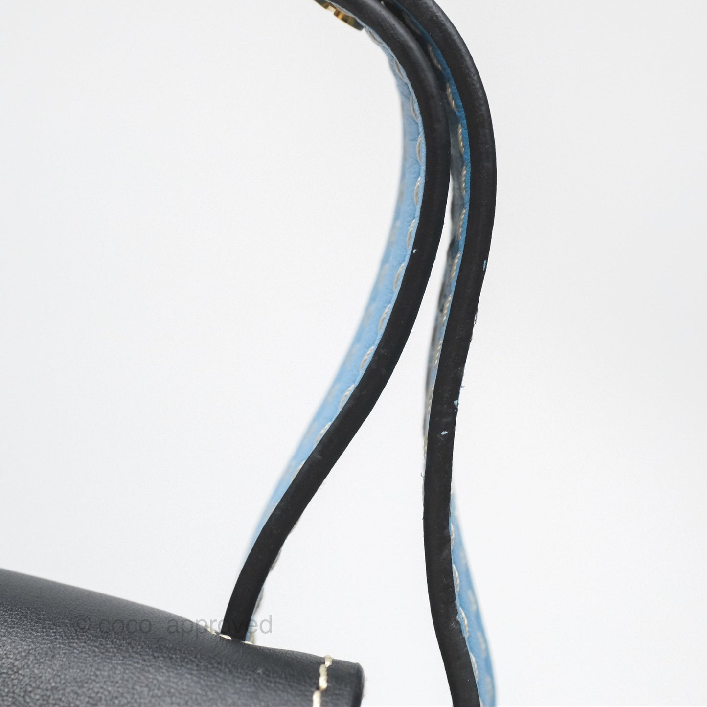 Loewe Small Gate Bag Smooth Calfskin in Black and Blue