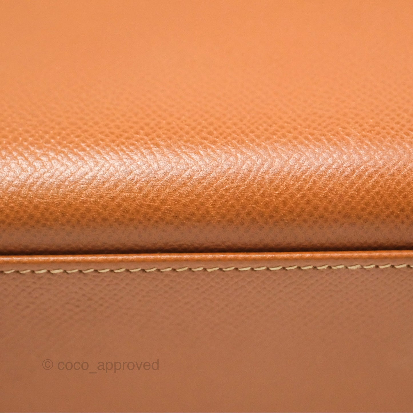 Hermès Kelly 32 Sellier Gold Epsom Gold Hardware