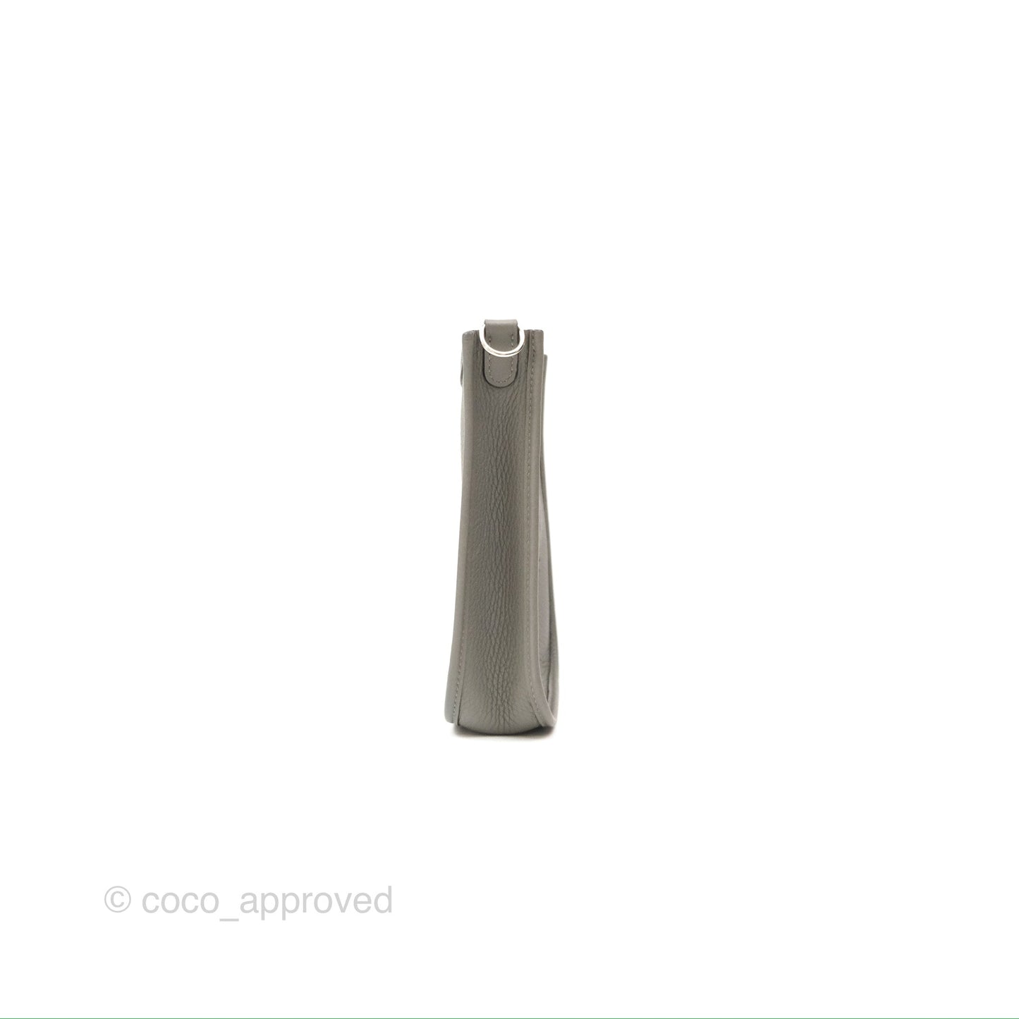 Hermès Mini Evelyne 16 Gris Meyer 0L Clemence Palladium Hardware