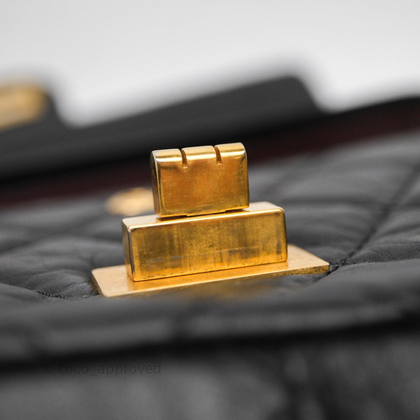 Chanel Quilted Reissue 226 Aged Calfskin Black Aged Gold Hardware