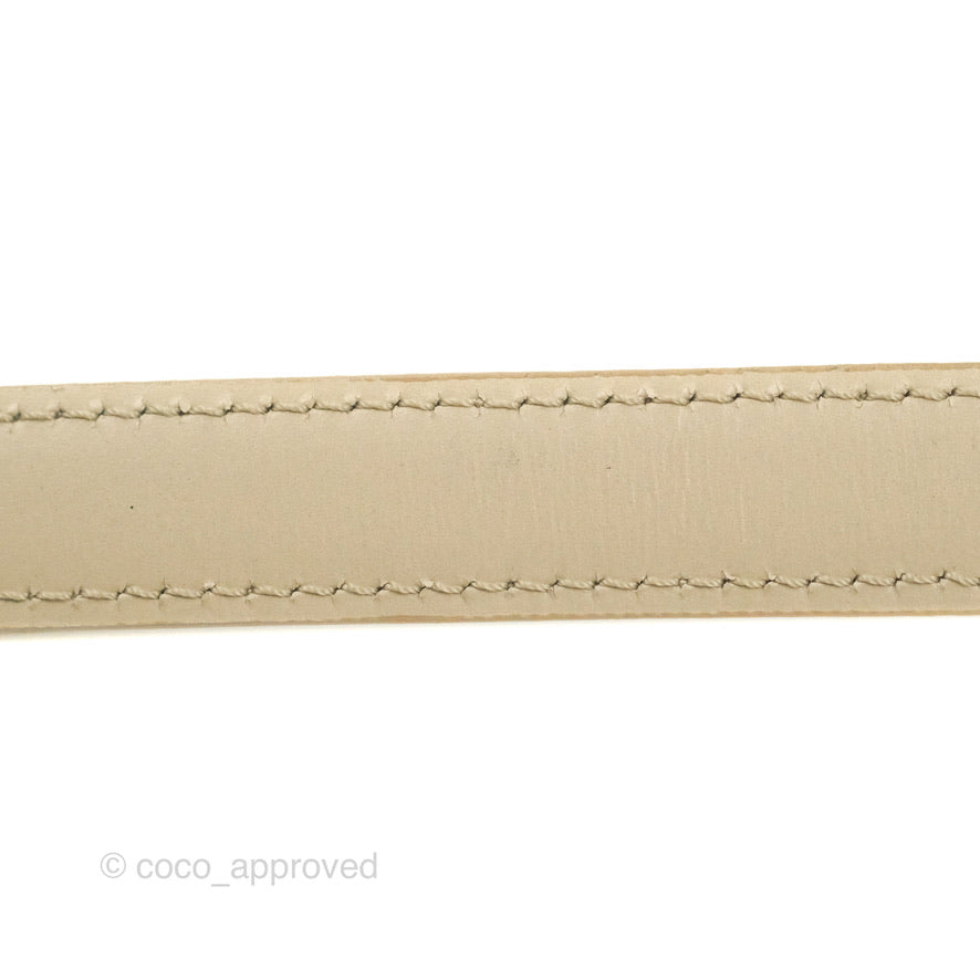 Celine Medium Classic Box Flap Ivory Calfskin