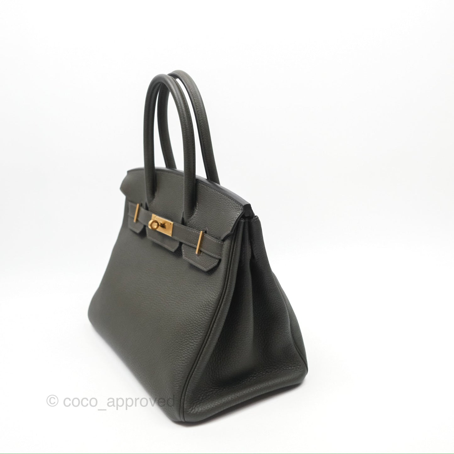 Hermès Birkin 30 Vert de Gris C6 Togo Gold Hardware