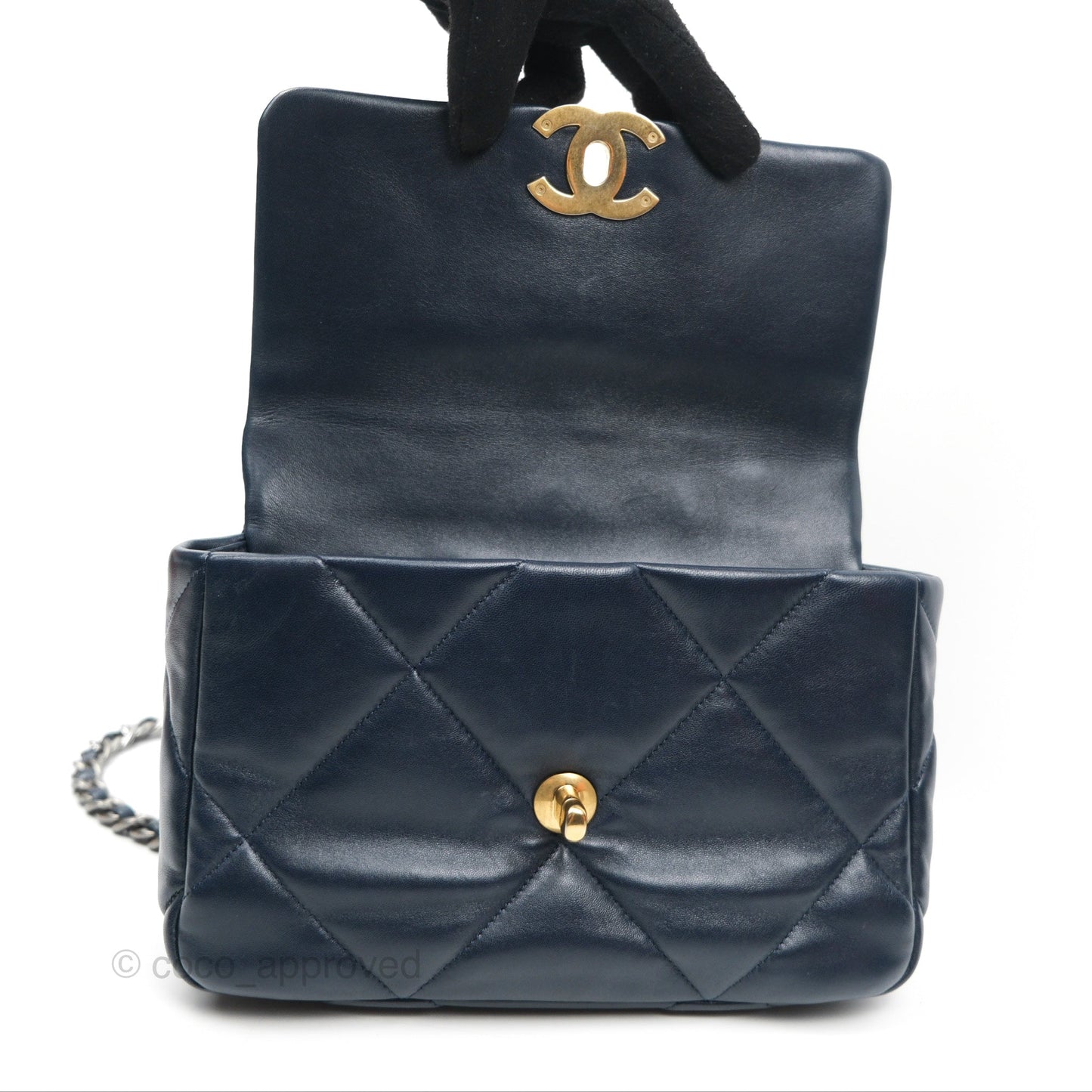 Chanel 19 Small Navy Mixed Hardware