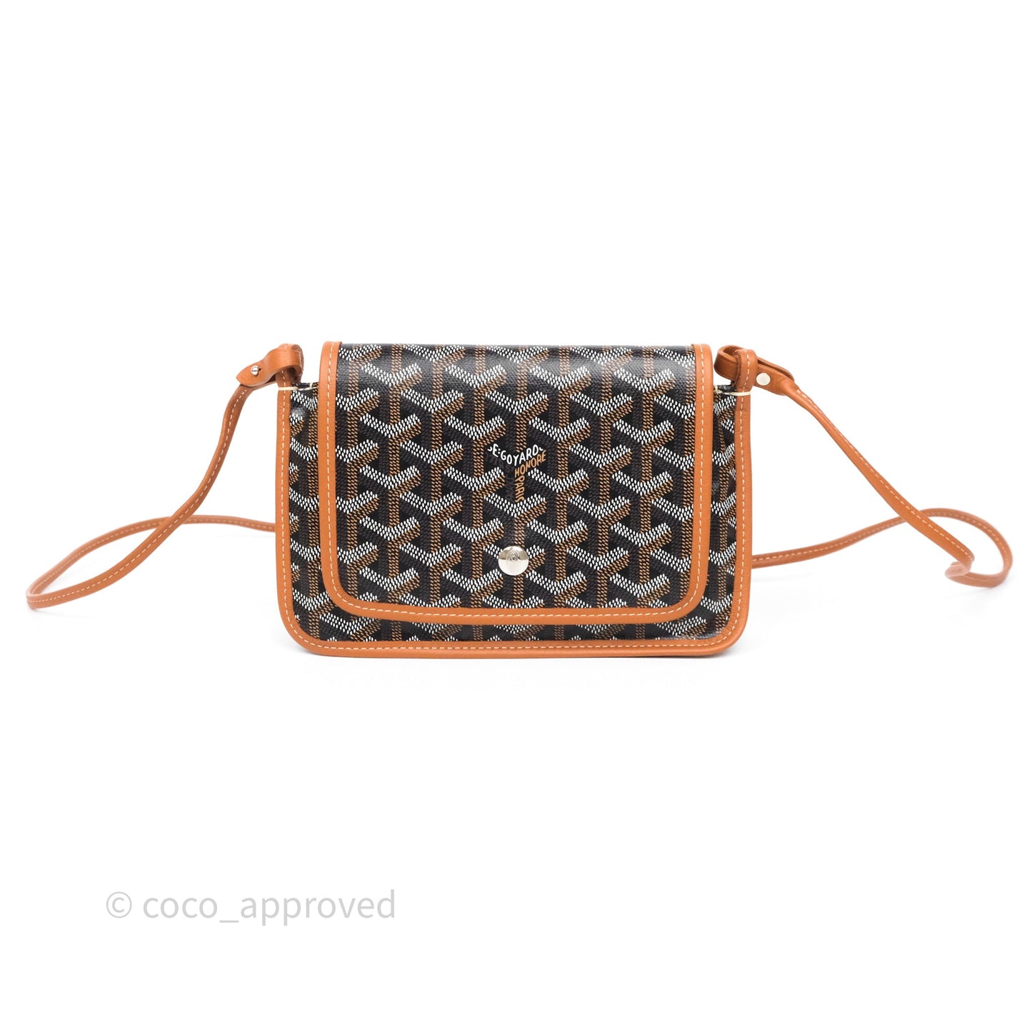 Goyard Plumet Pocket Wallet Tan Black