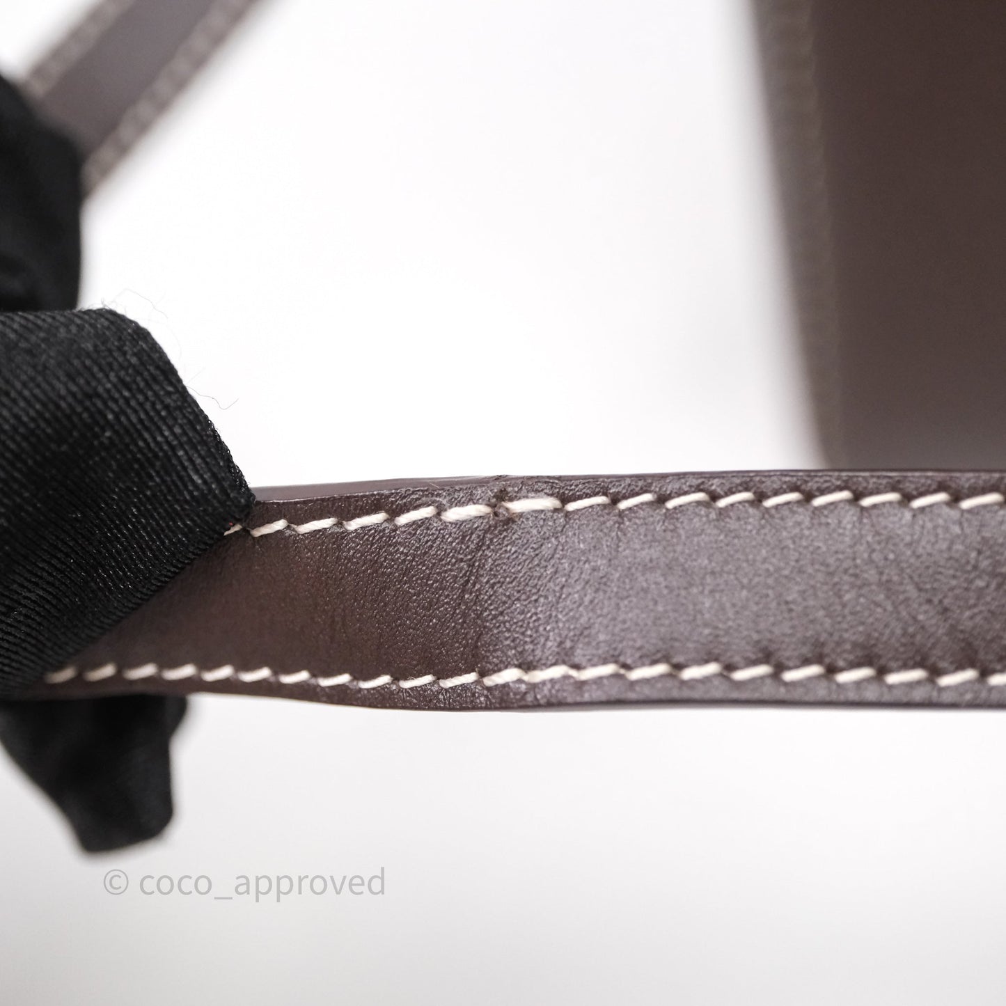 Loro Piana Extra Bag L27 Dark Choco Licorice Smooth Calfskin