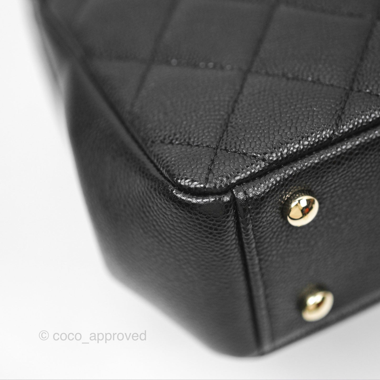 Chanel Quilted Small Business Affinity Flap Black Caviar Gold Hardware