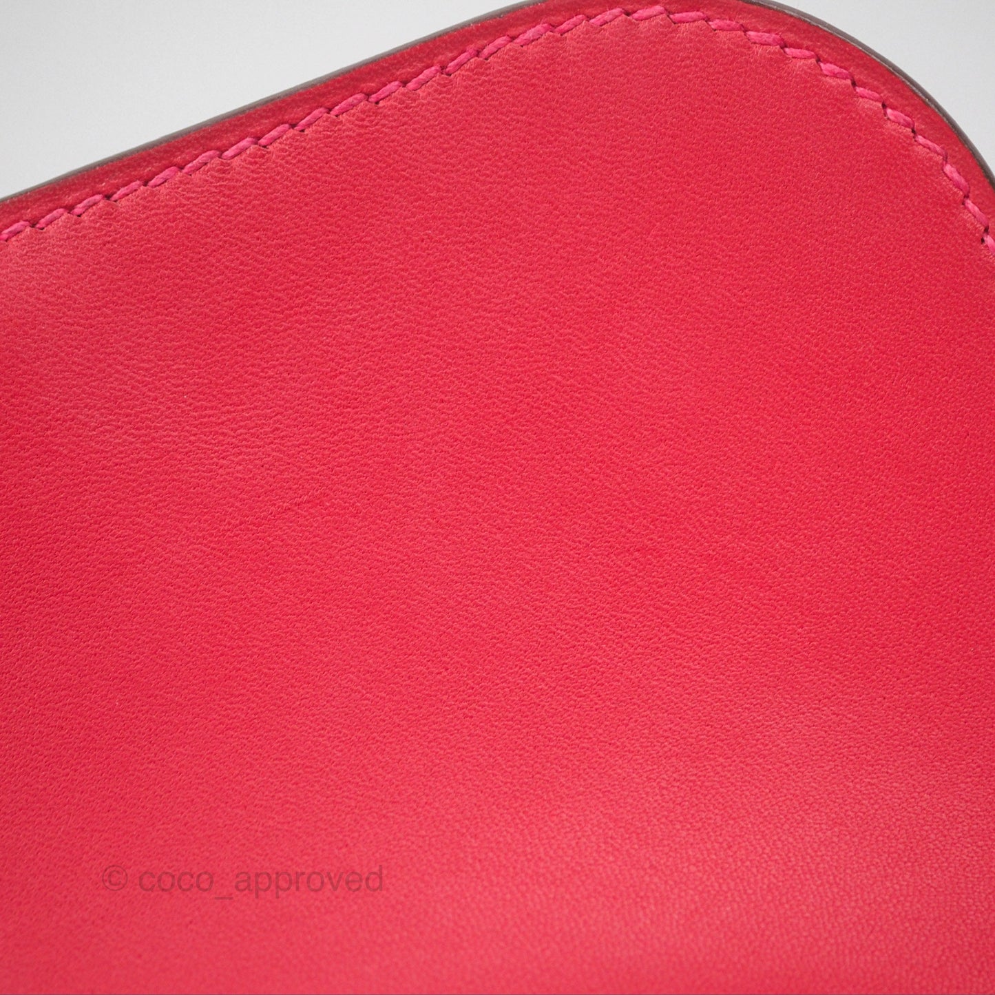 Hermès Constance Mini 18cm Red Epsom Gold Hardware
