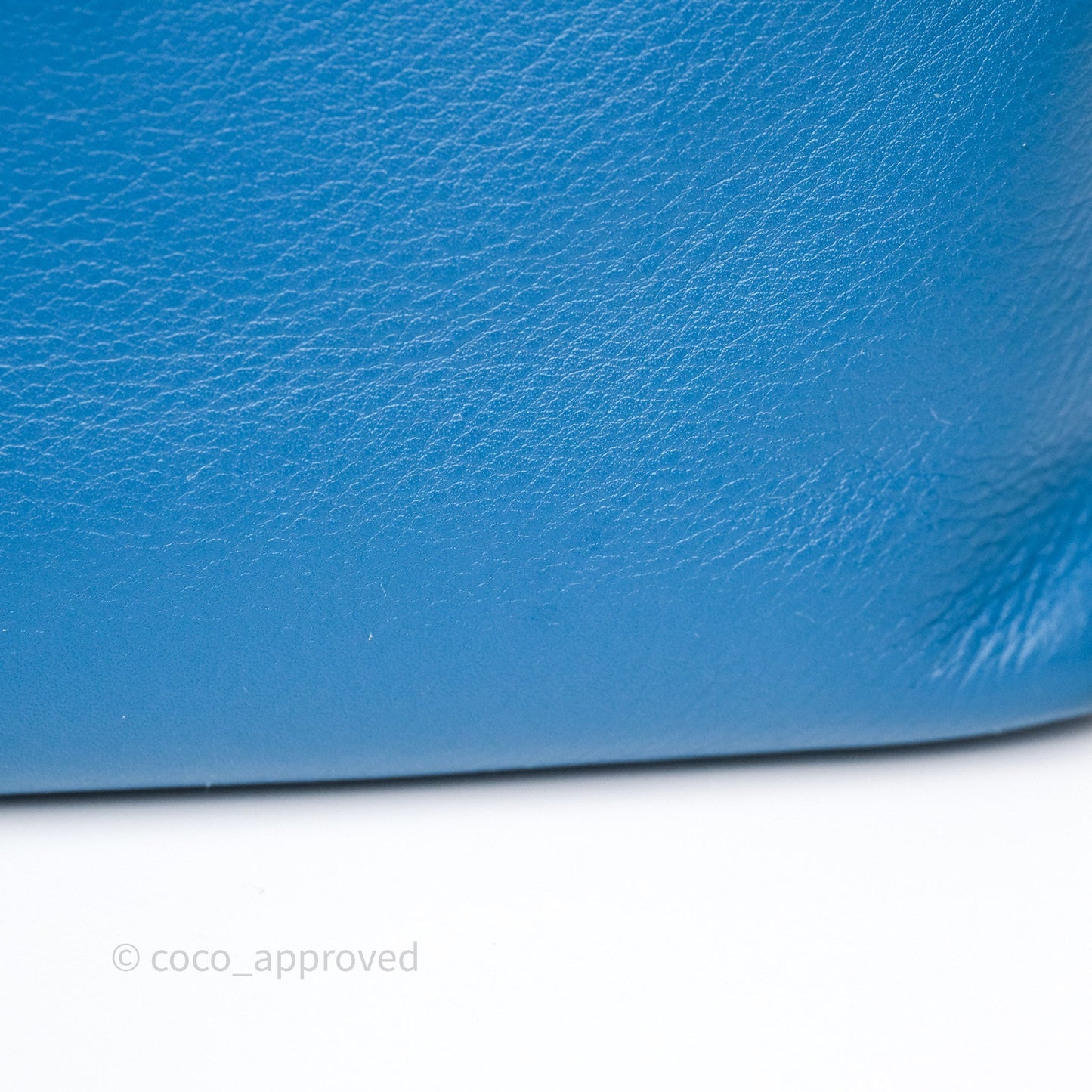 Loewe Mini Flamenco Clutch Nappa Calfskin Teal Blue