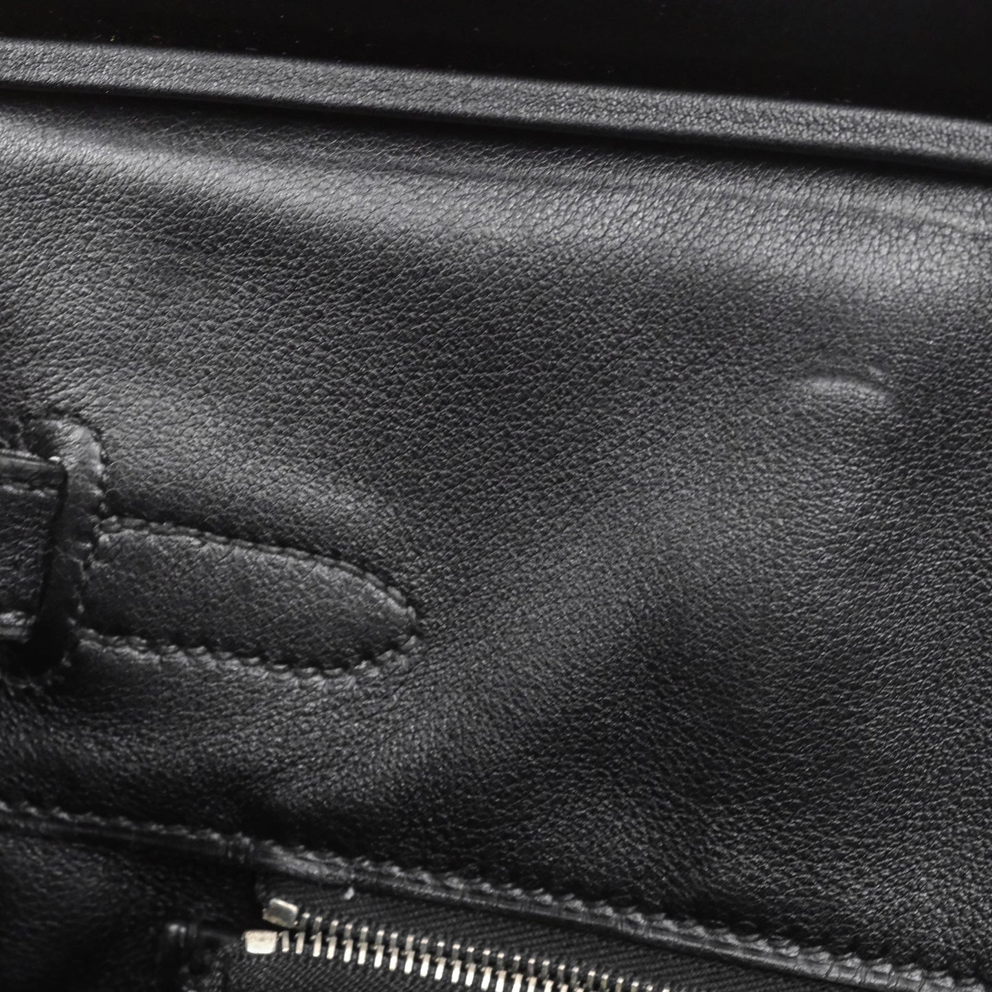 Hermès Birkin 30 Noir 89 Evergrain Palladium Hardware