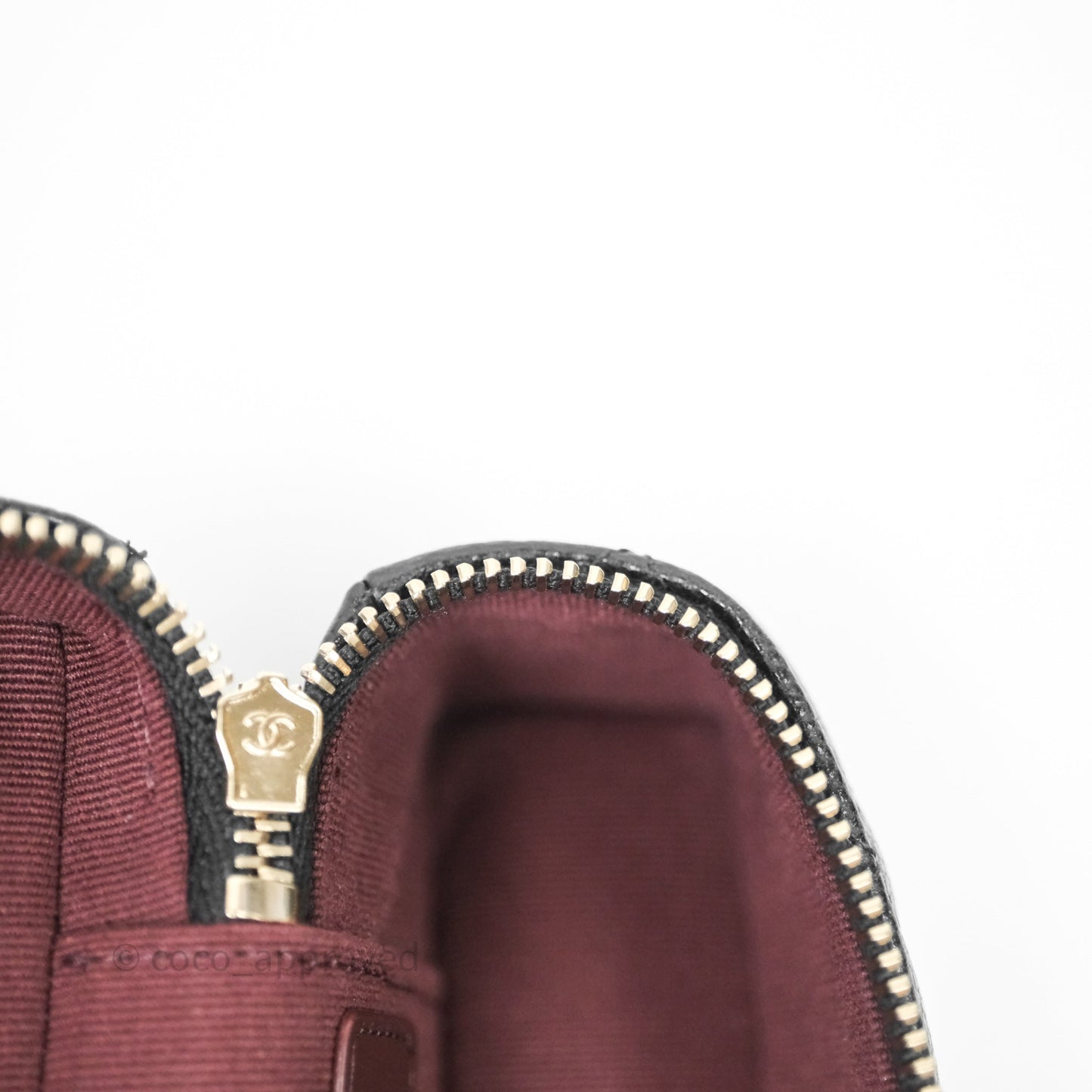 Chanel Classic Black Caviar Mini Bag Charm