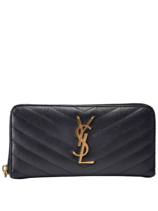 Luxury Saint Laurent Women s caviar long wallet 358094