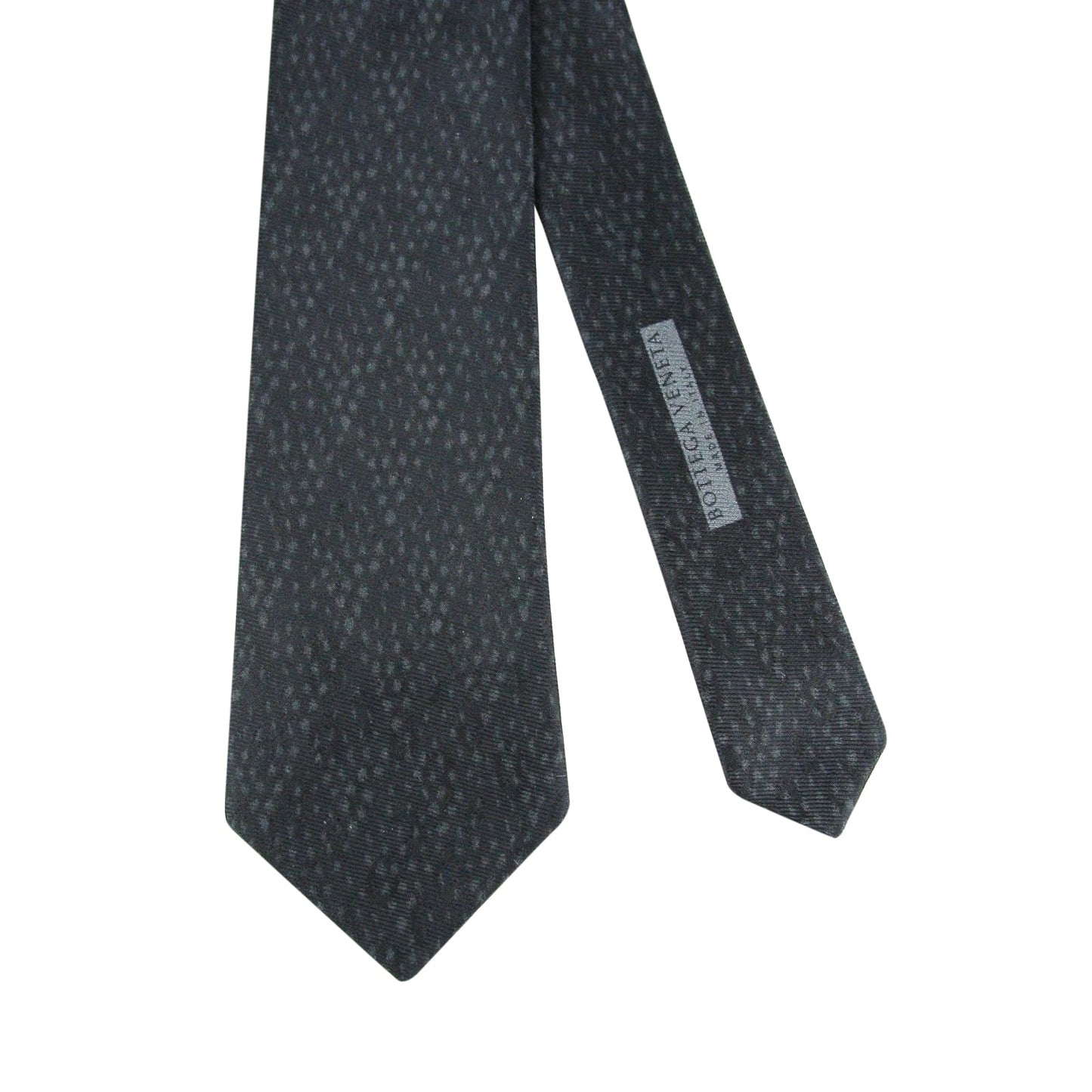 Luxury Bottega Veneta Men's Dot Print /  Cotton Silk Leopard Tie