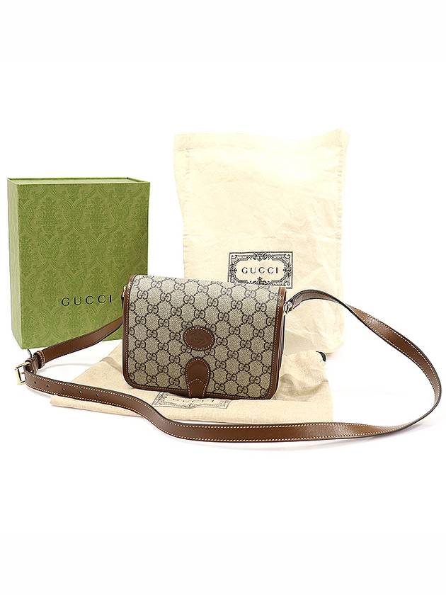 Luxury Gucci Trending 2025 671620 GG Supreme Canvas Interlocking G Soho Mini Shoulder Bag