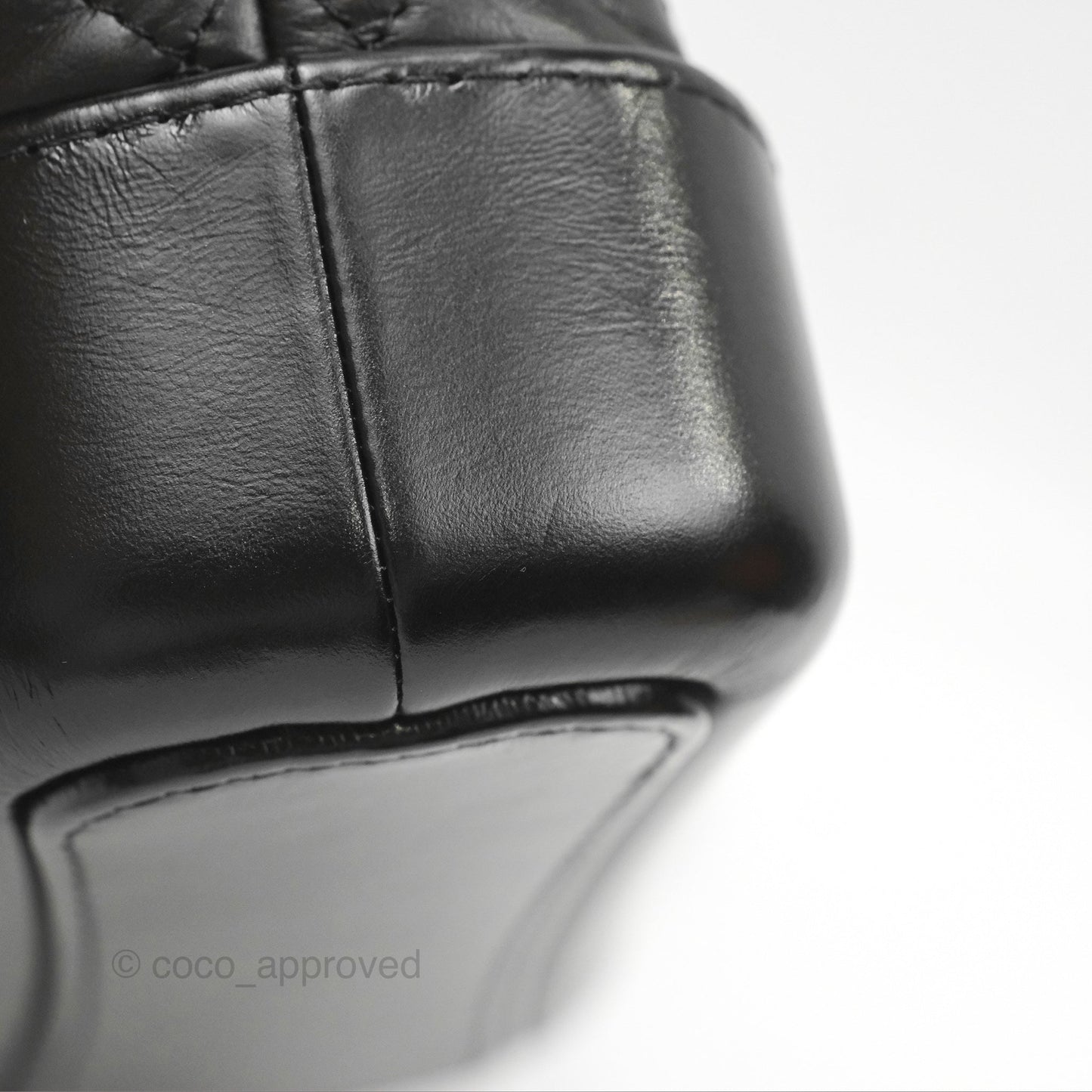 Chanel Small Gabrielle Hobo Quilted So Black Aged Calfskin